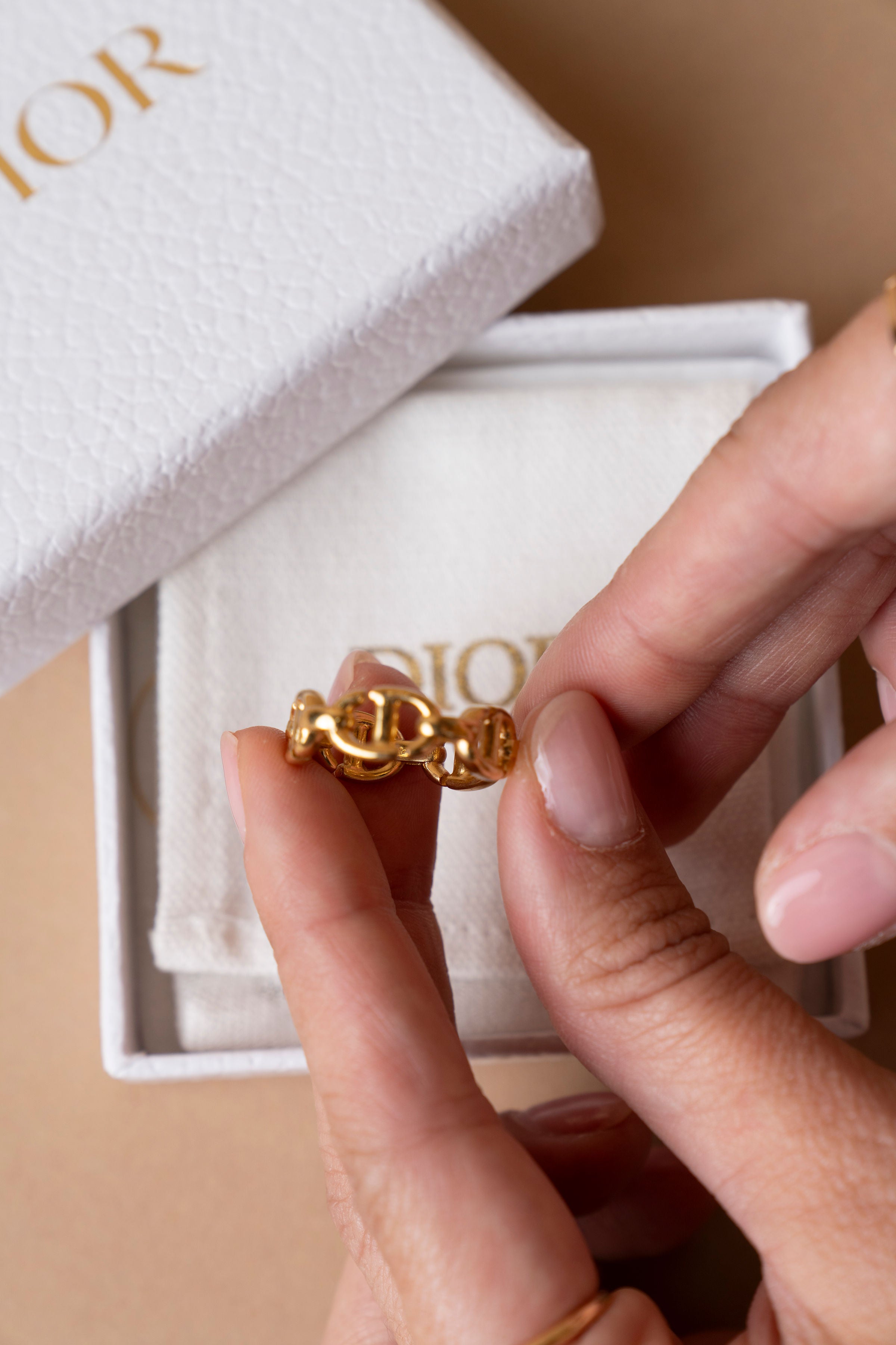 Dior CD Navy Ring