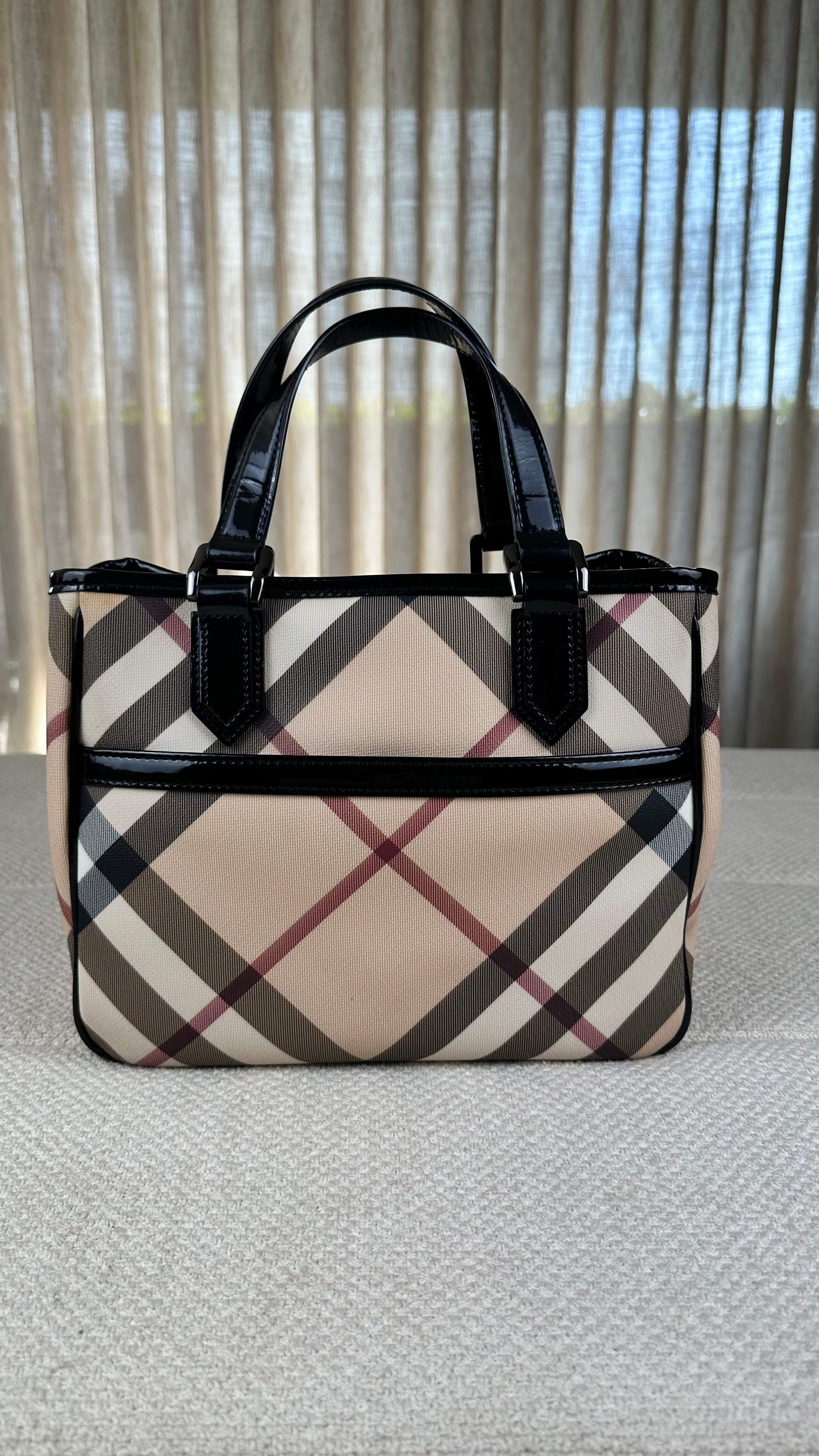 Burberry mini tote bag