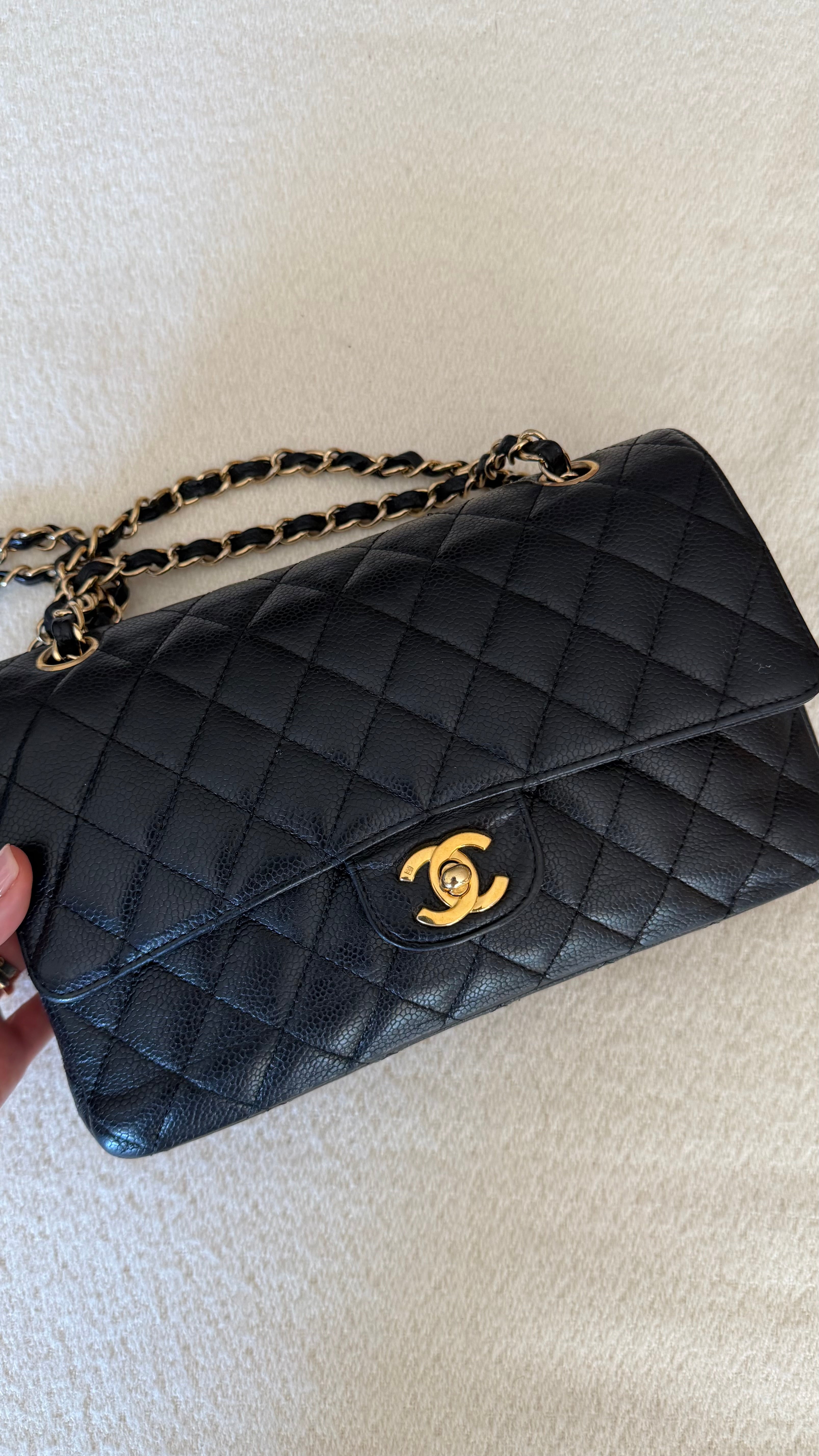 Chanel Medium Classic Caviar Double Flap