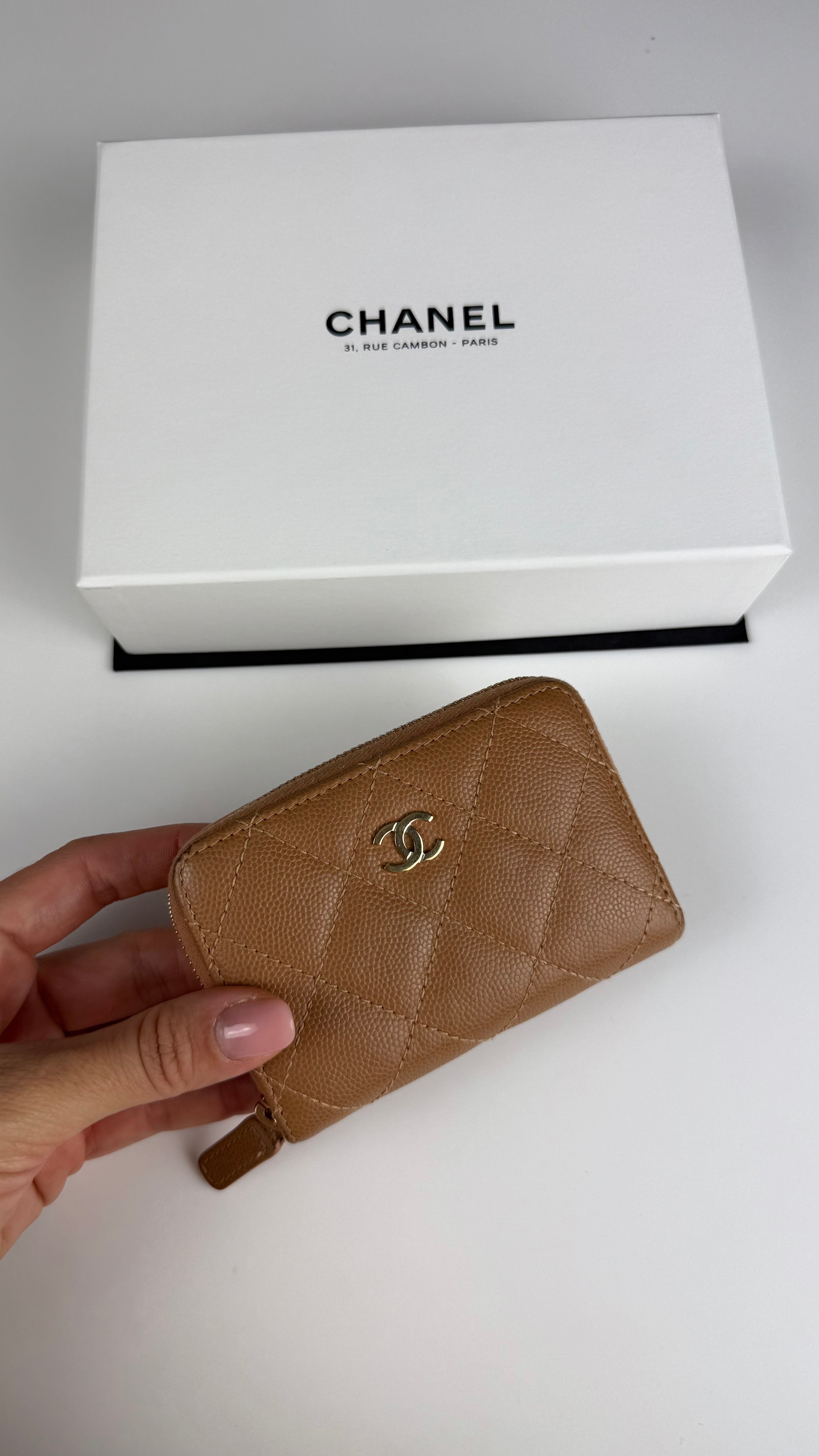Chanel Zip Coin Purse