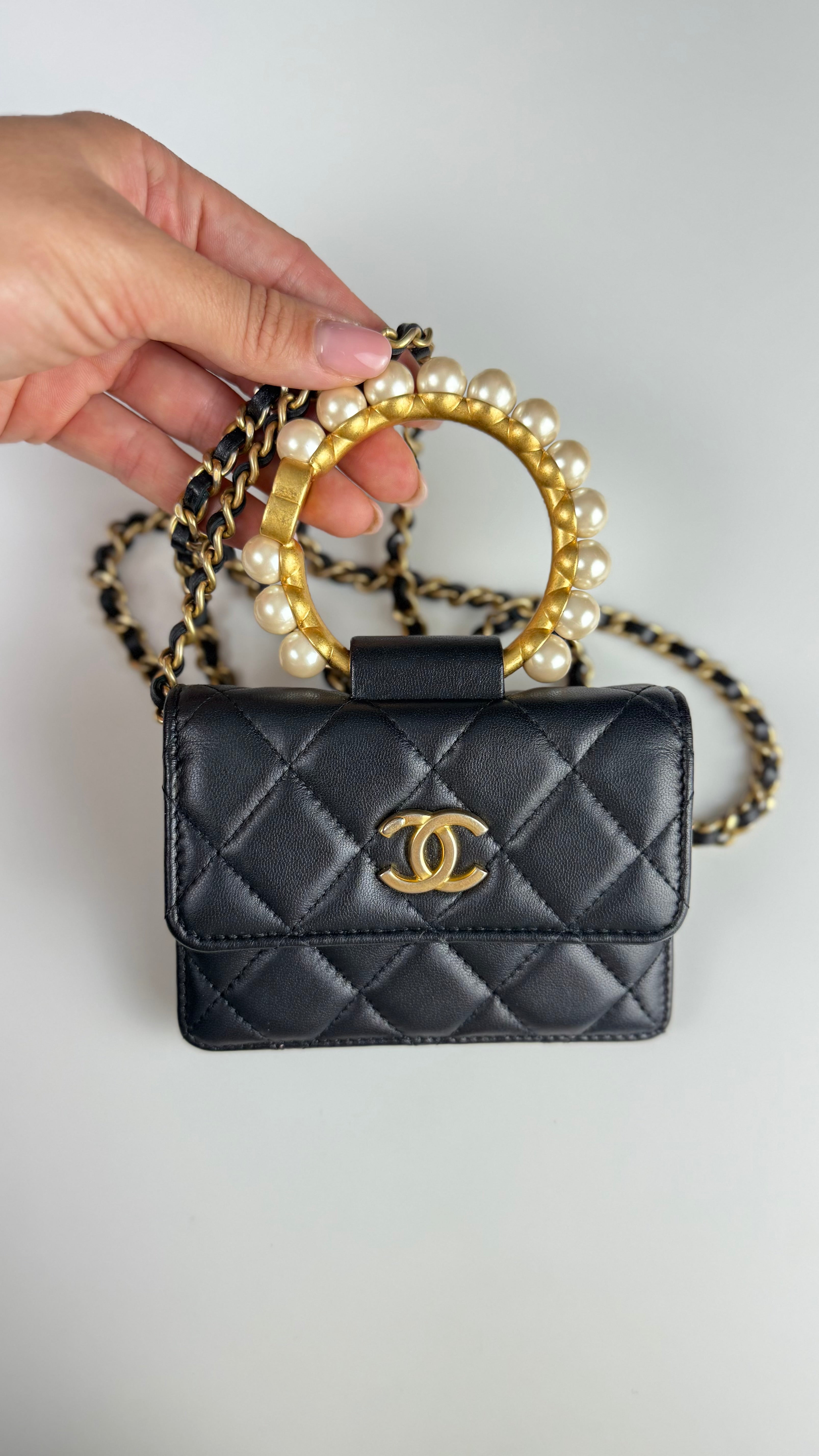 Chanel Mini Pearl Crown