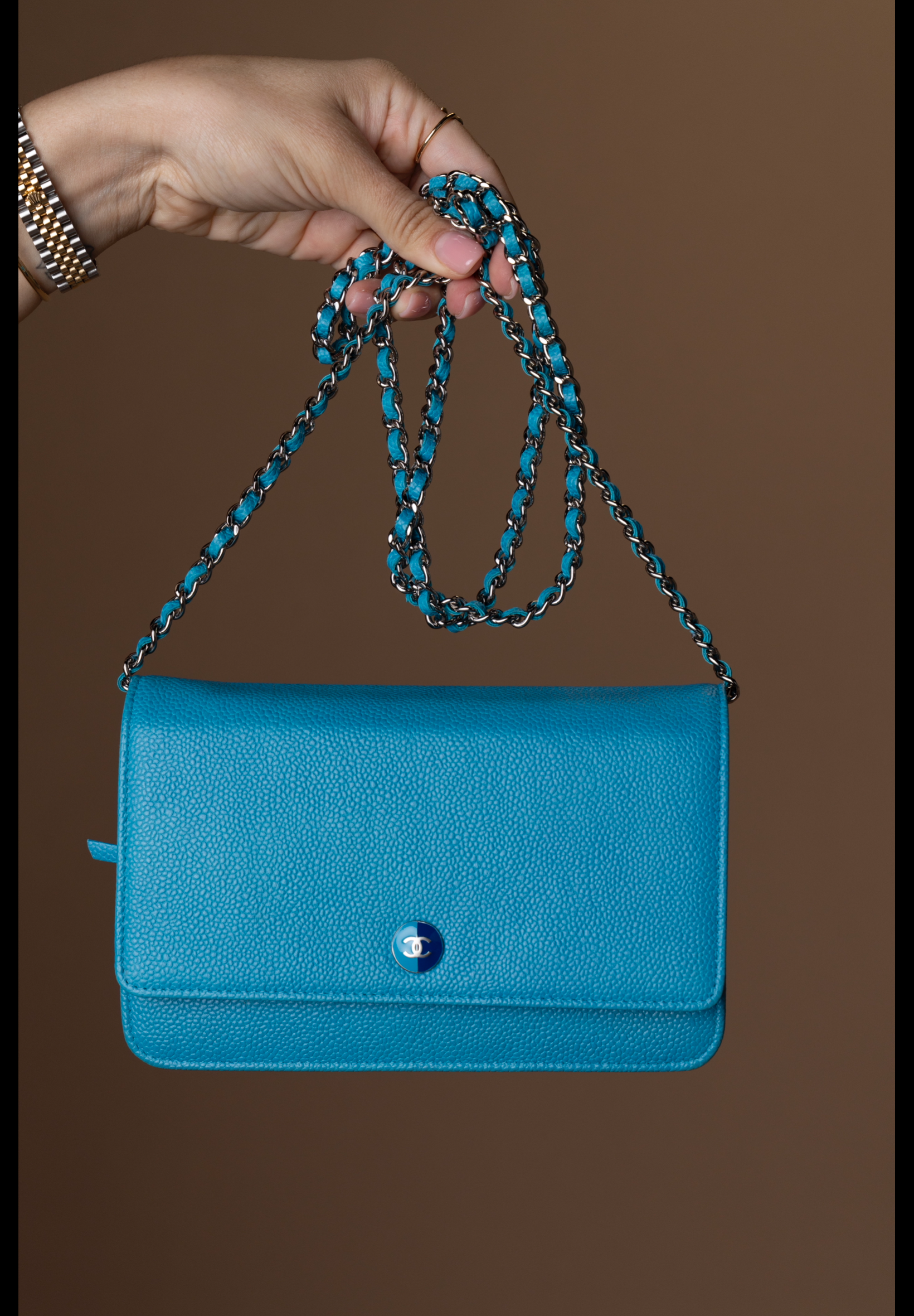 Chanel WOC Bicolor