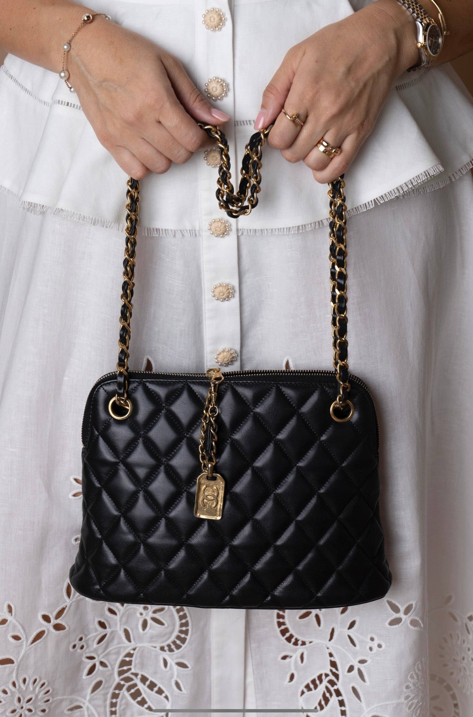 Chanel Dome Shoulder Bag
