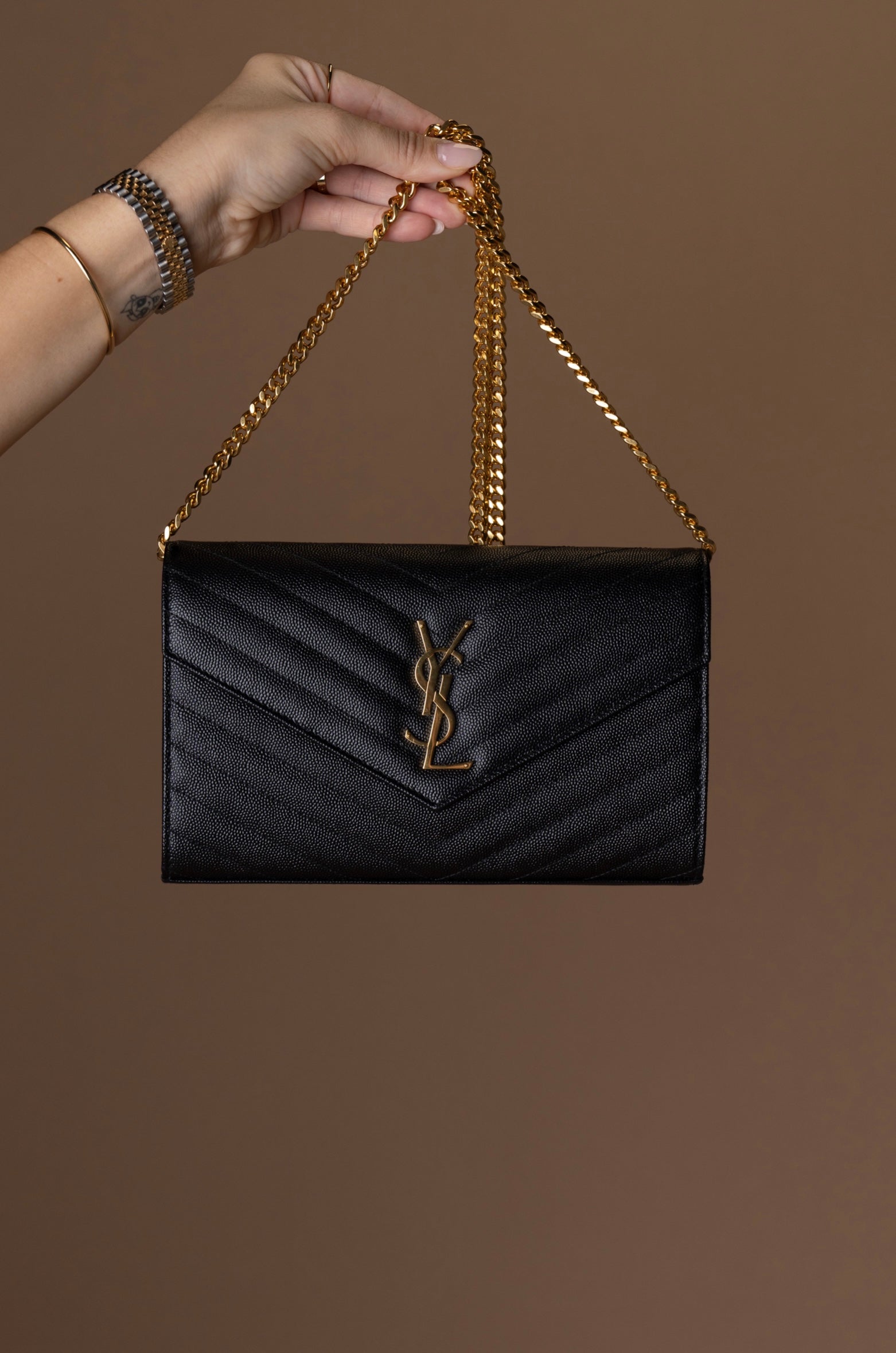 Saint Laurent Envelope Chain