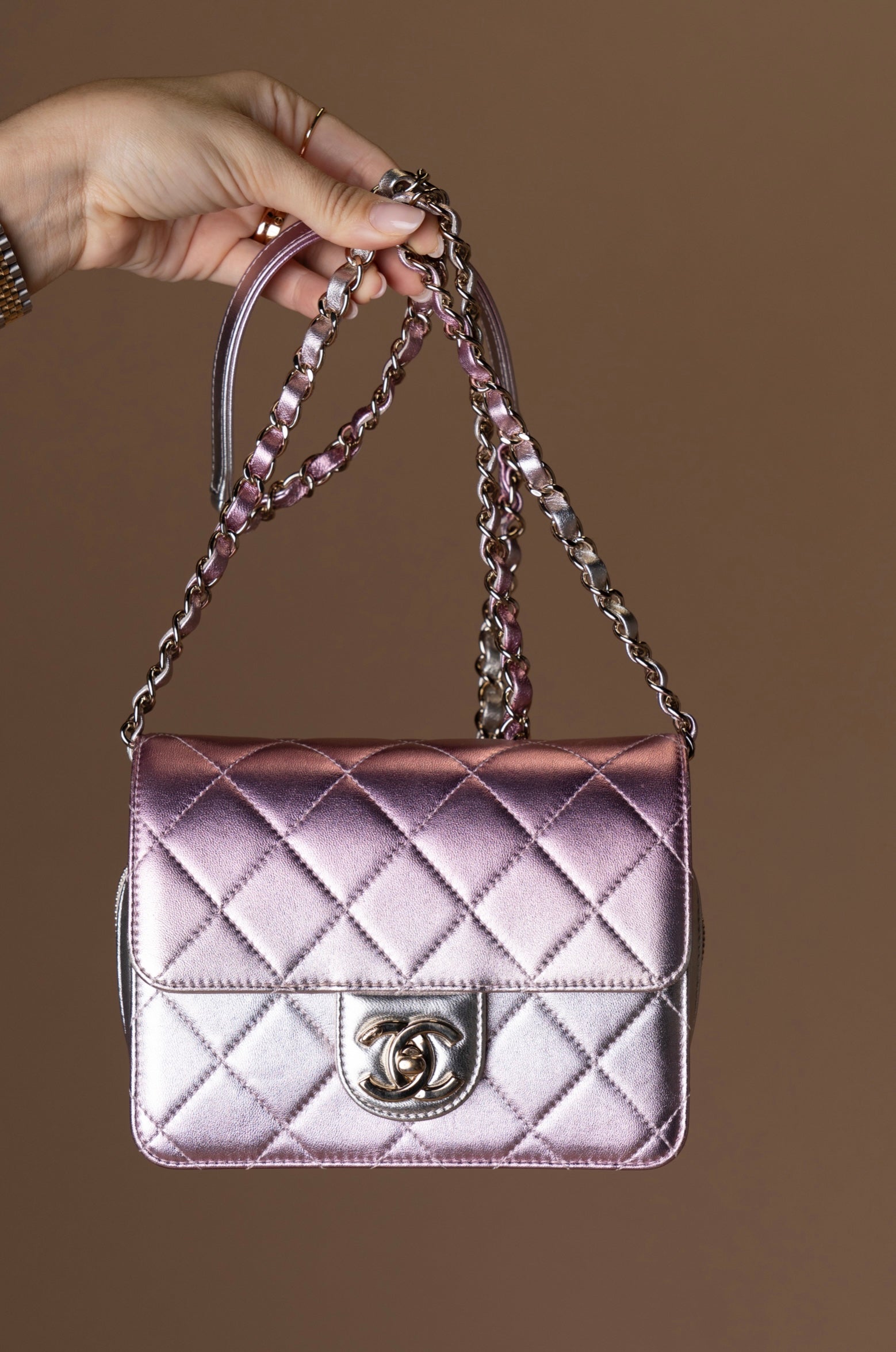 Chanel Flap Bag Metallic Degradé