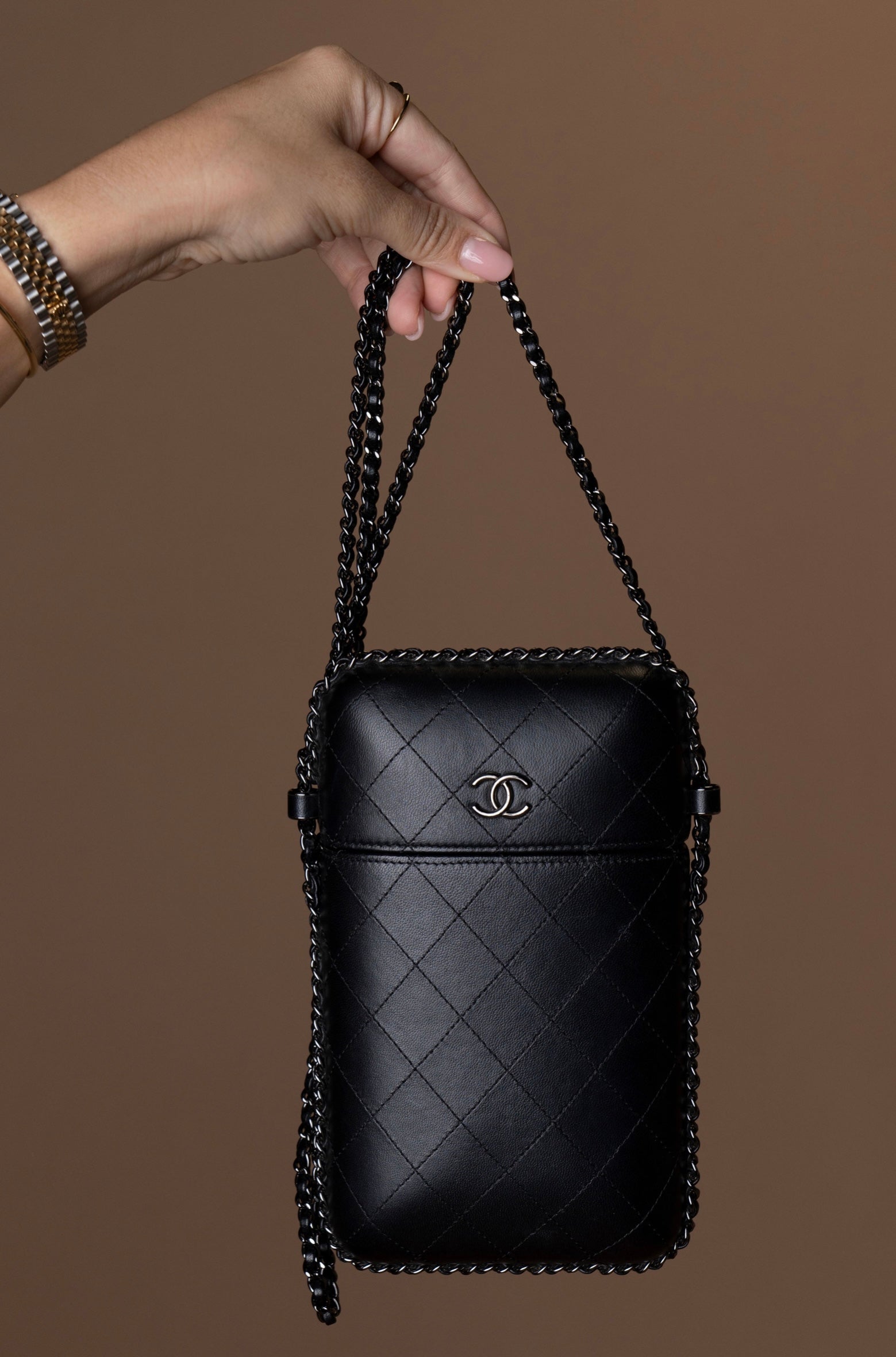 Chanel Vertical Camera Case