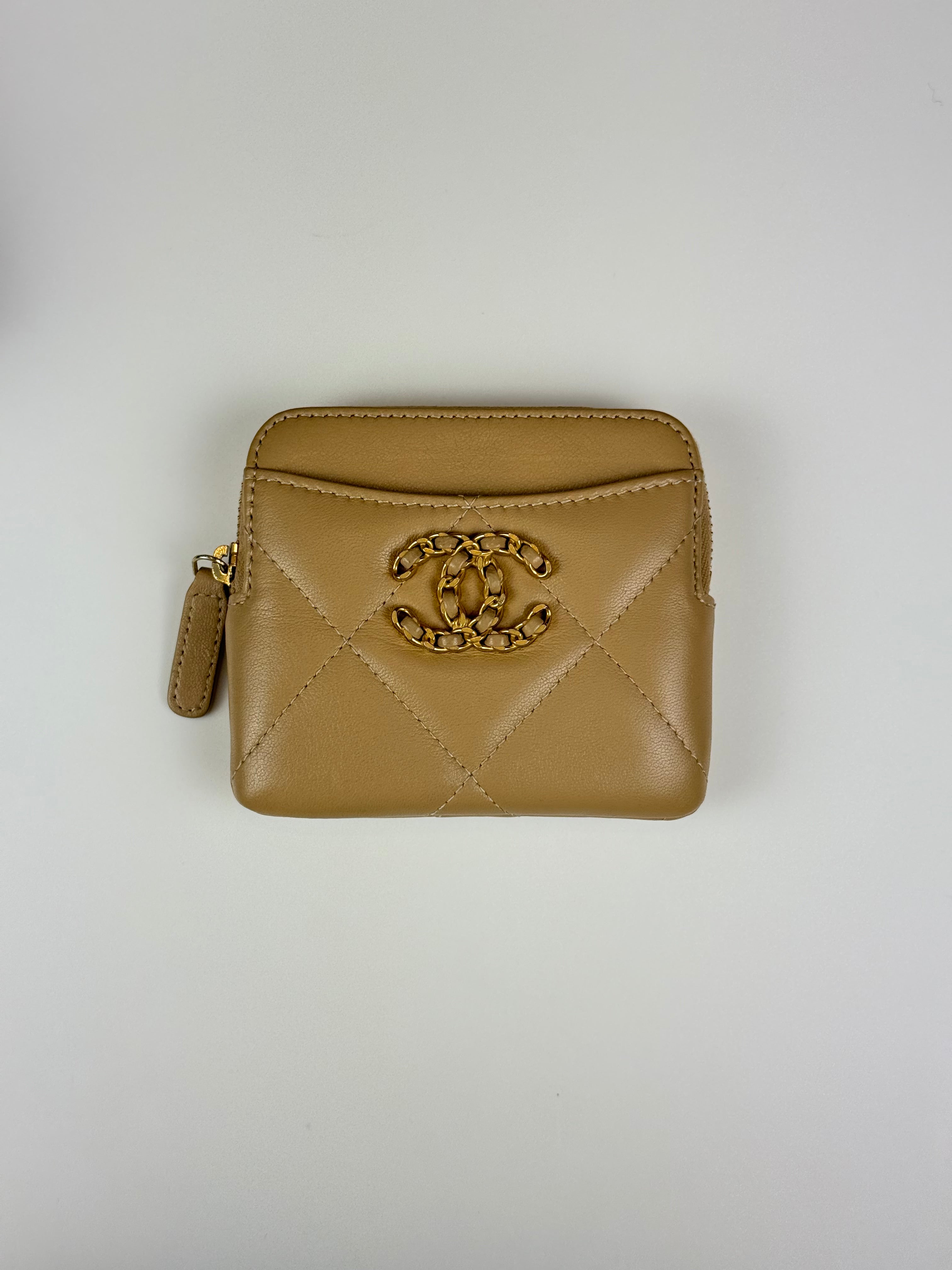 Chanel 19 Small O-Zip Coin Purse / Card Holder