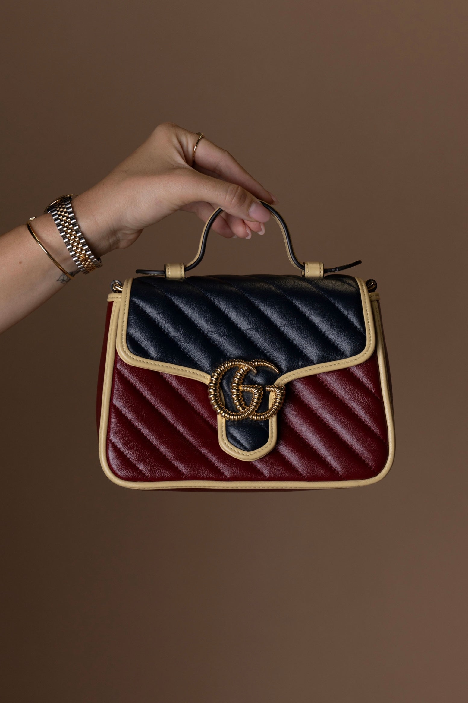 Gucci Mini GG Marmont Top Handle