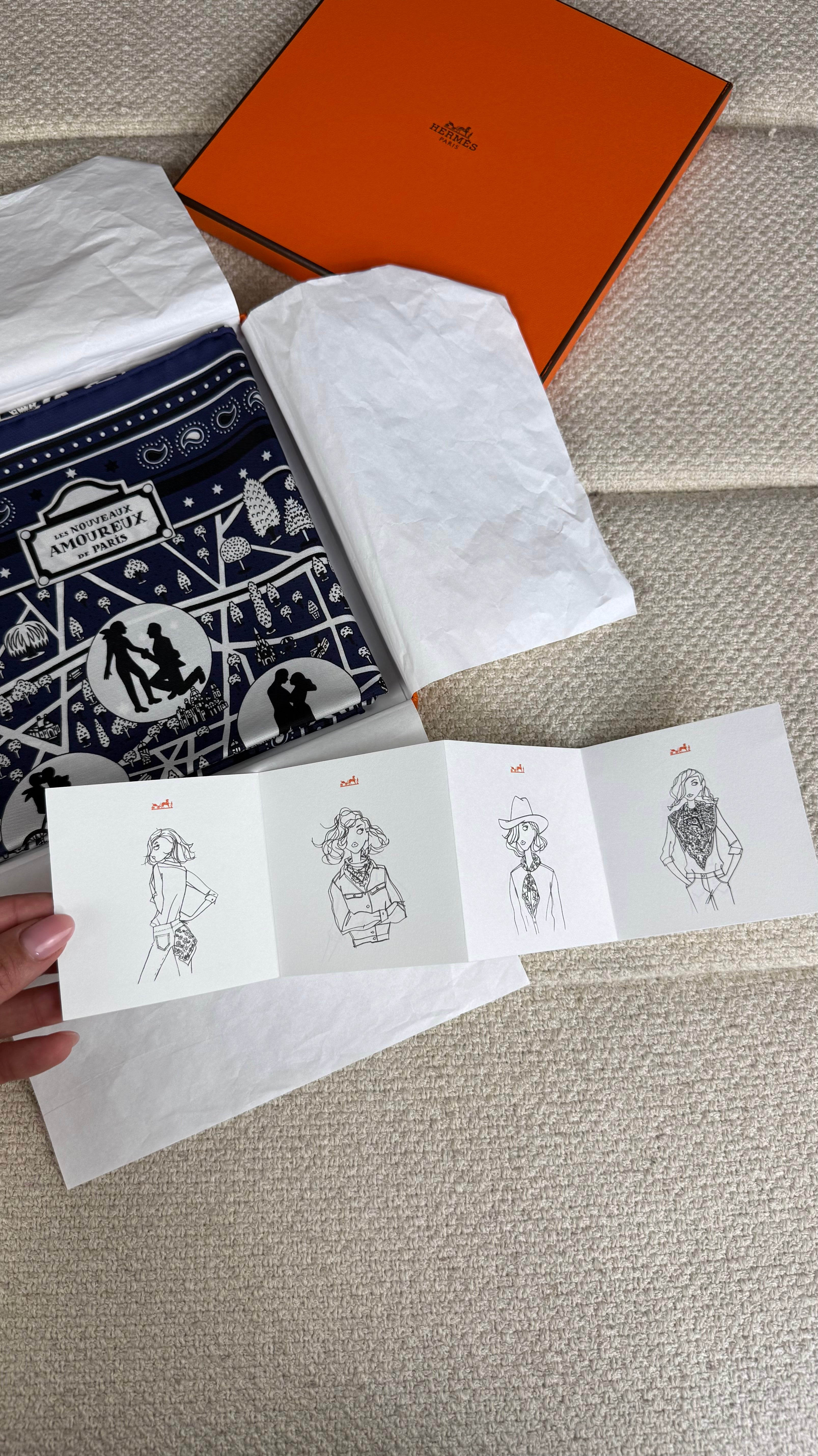 Hermès lenço