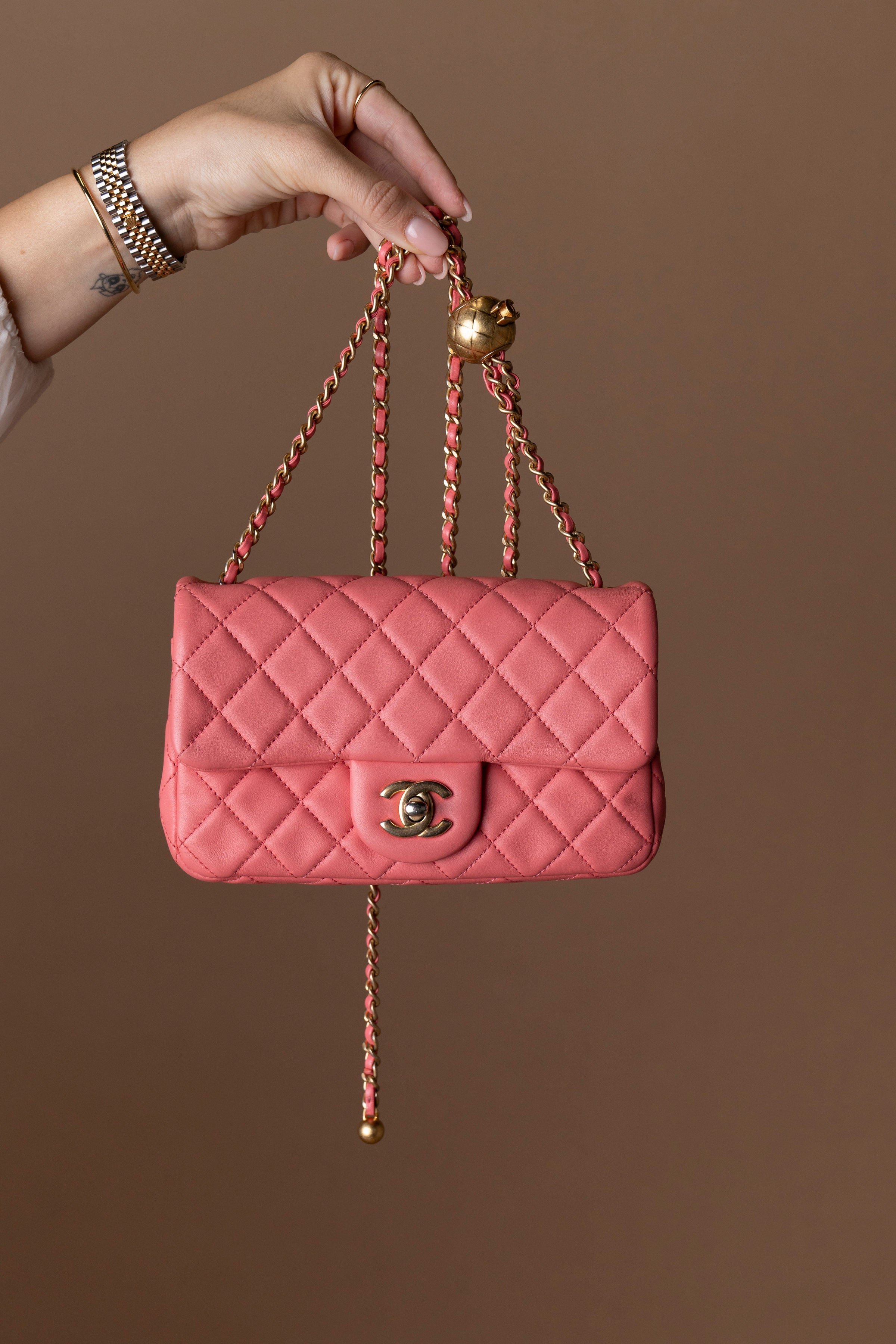 Chanel Mini Flap Pearl Crush