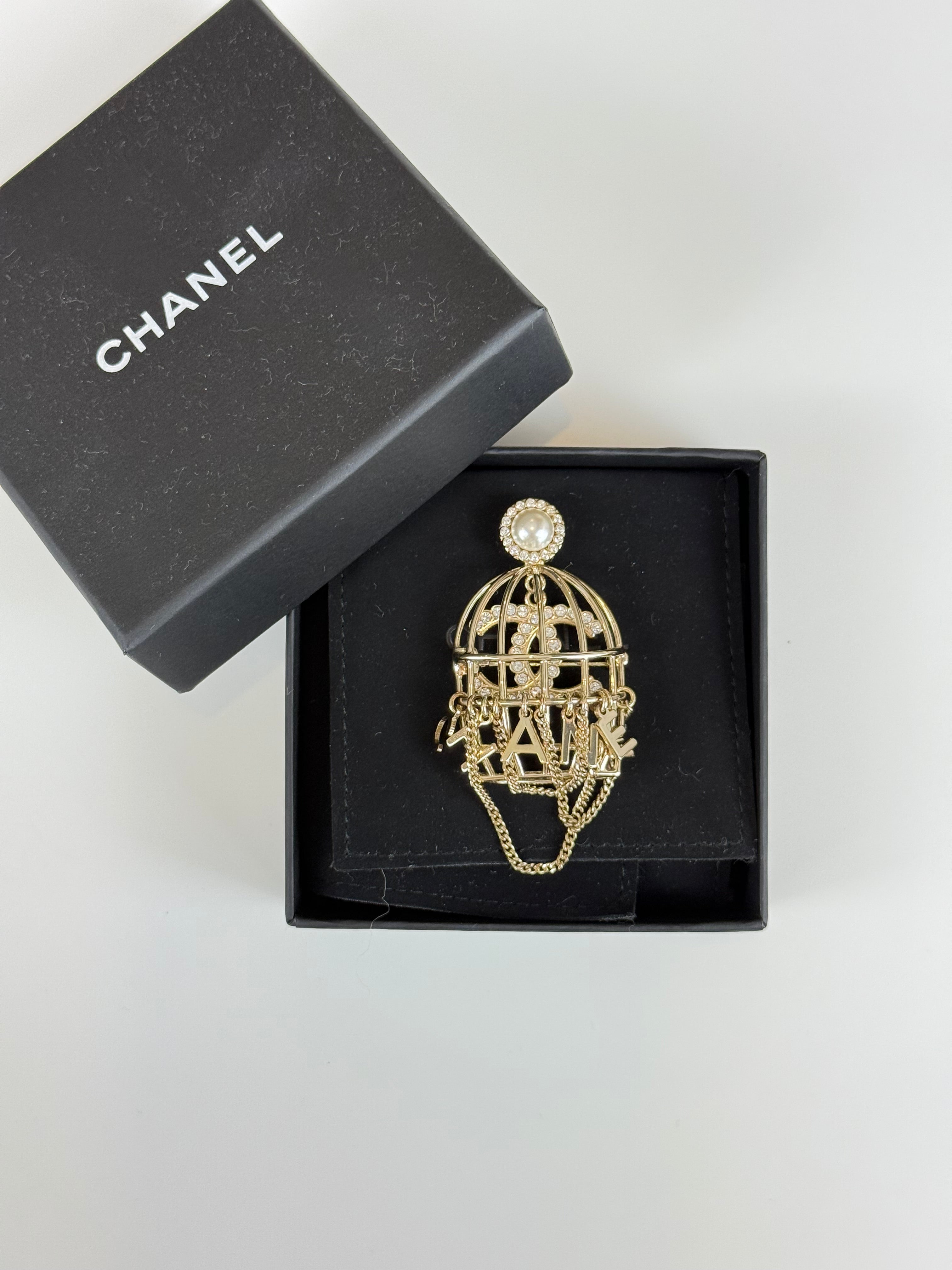Chanel Broche Bird Cage