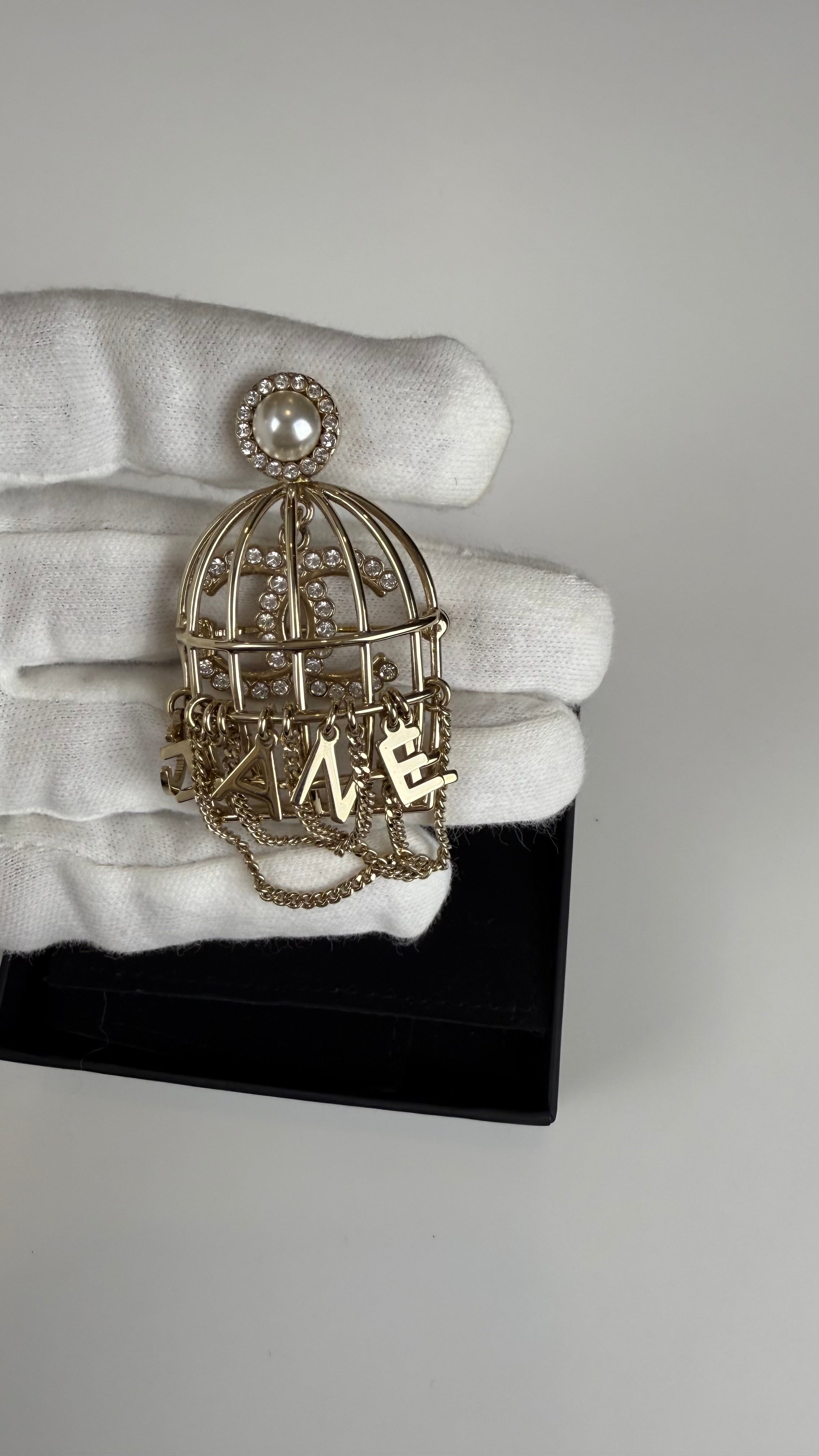 Chanel Broche Bird Cage