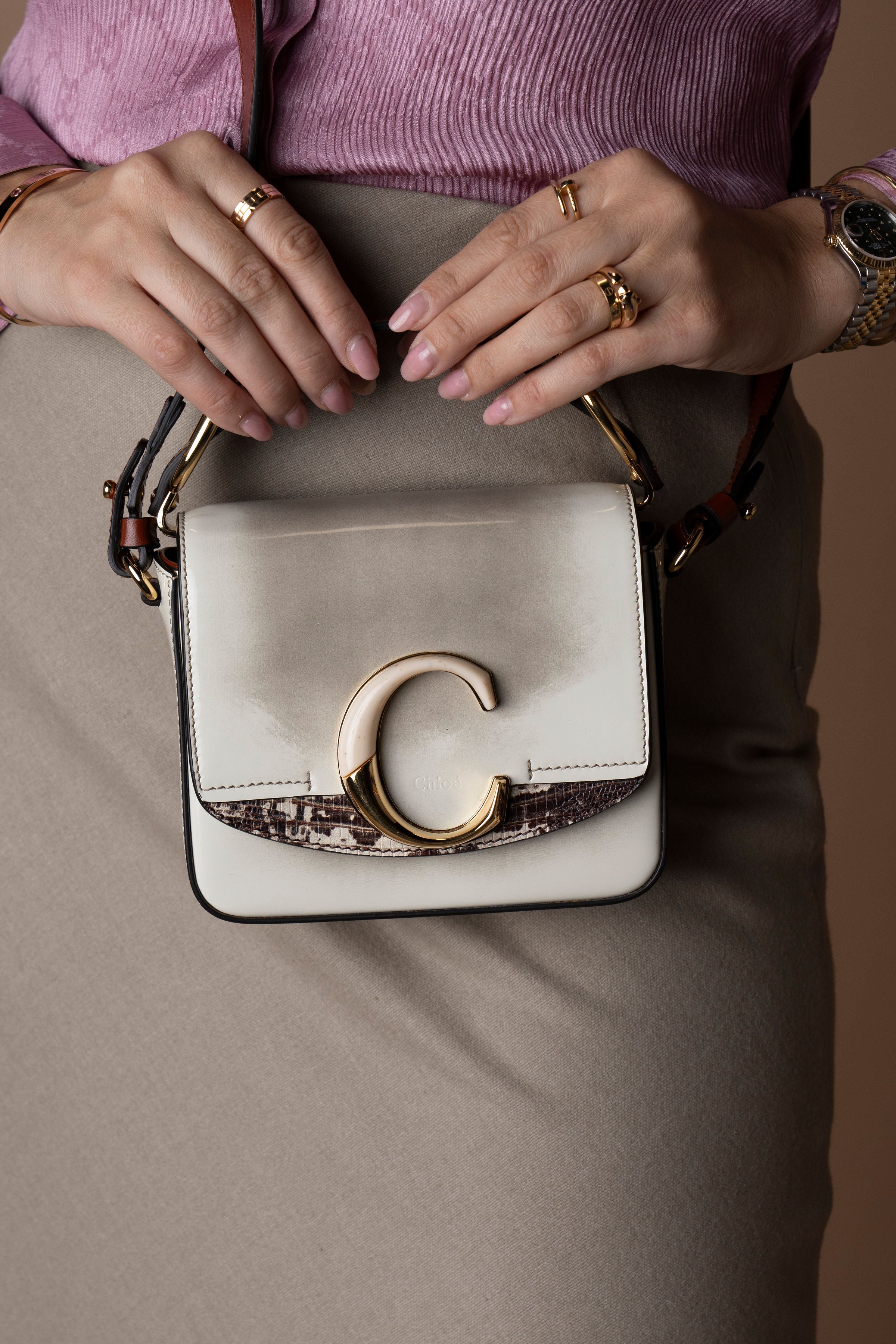 Chloé Mini C Shaded Glossy