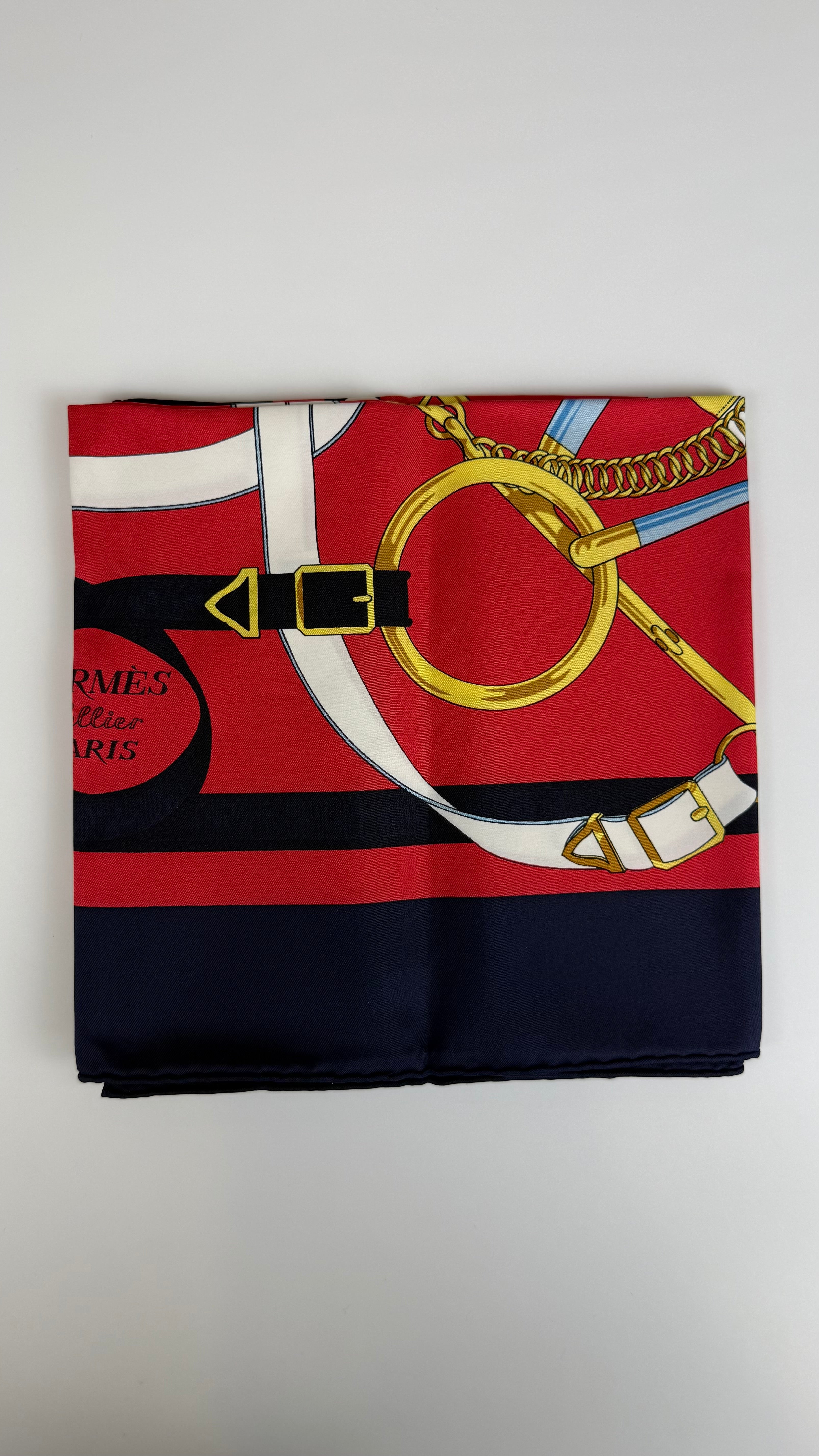 Hermès Carré 90 – Éperon d’Or