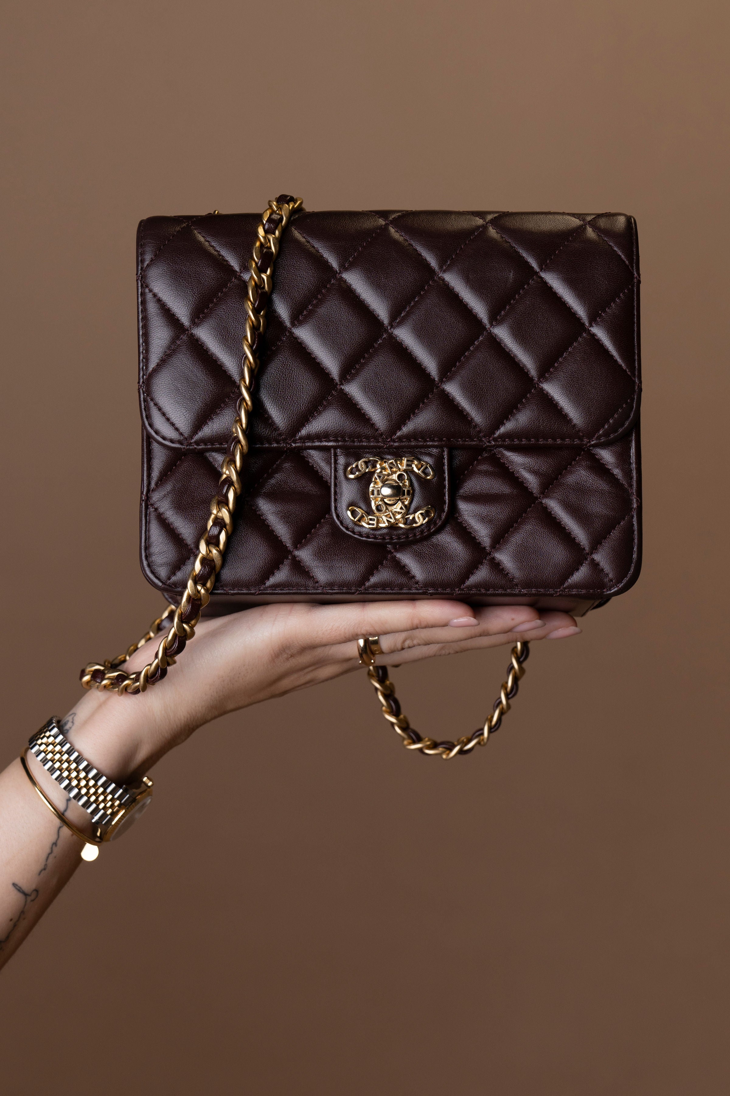 Chanel Mini Shiny Single Flap