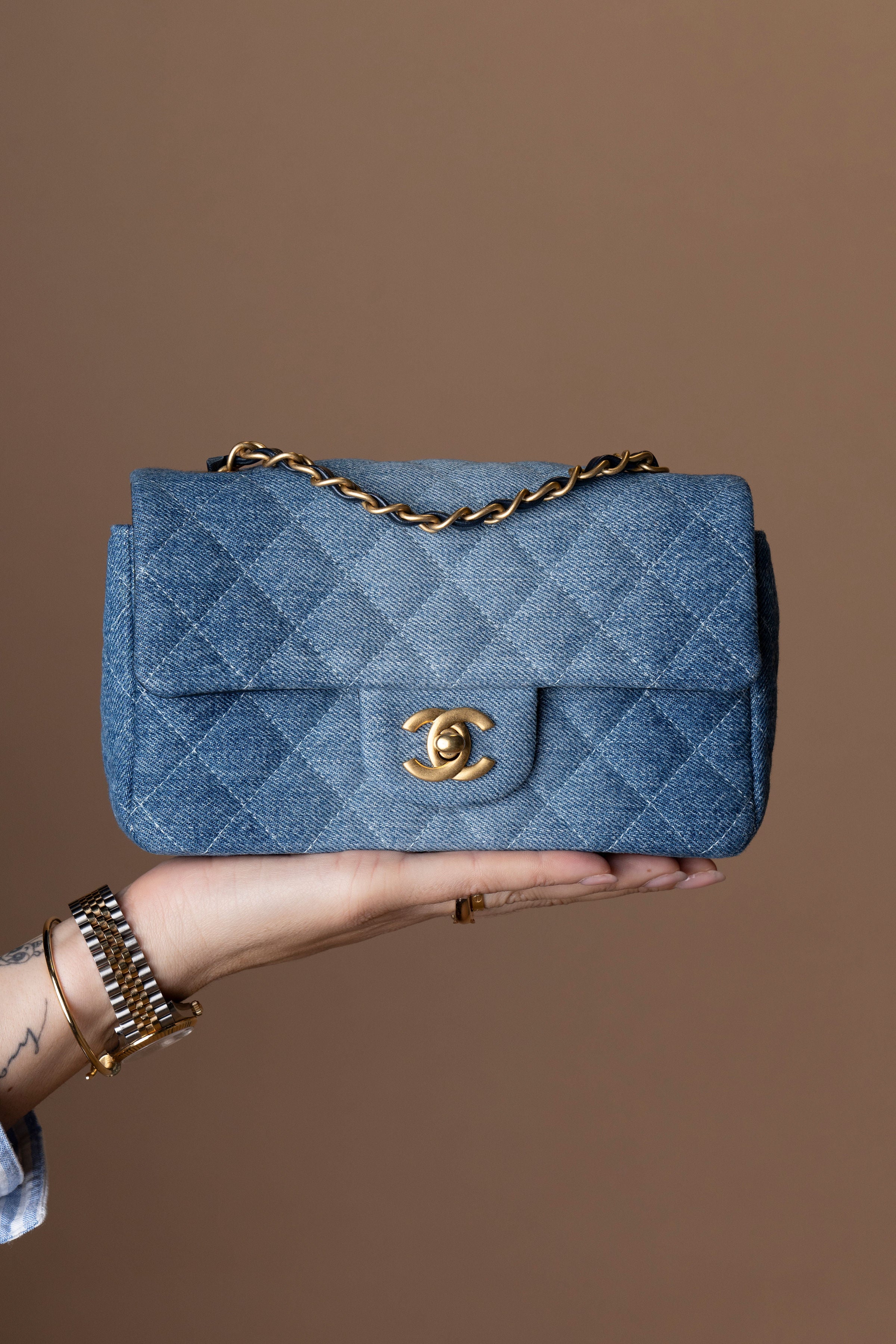 Chanel Denim Mini Flap Bag