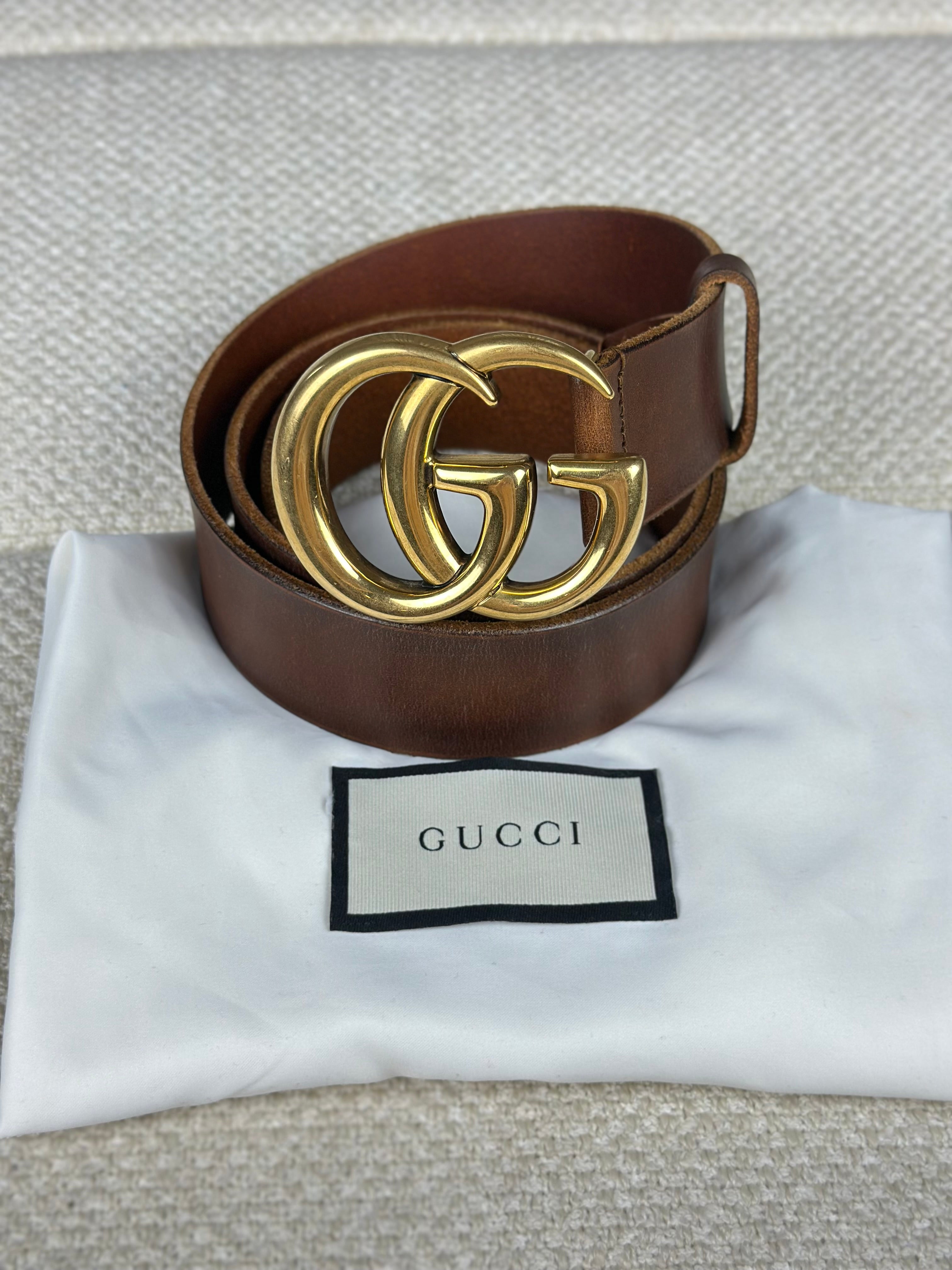 Cinto Gucci GG Marmont