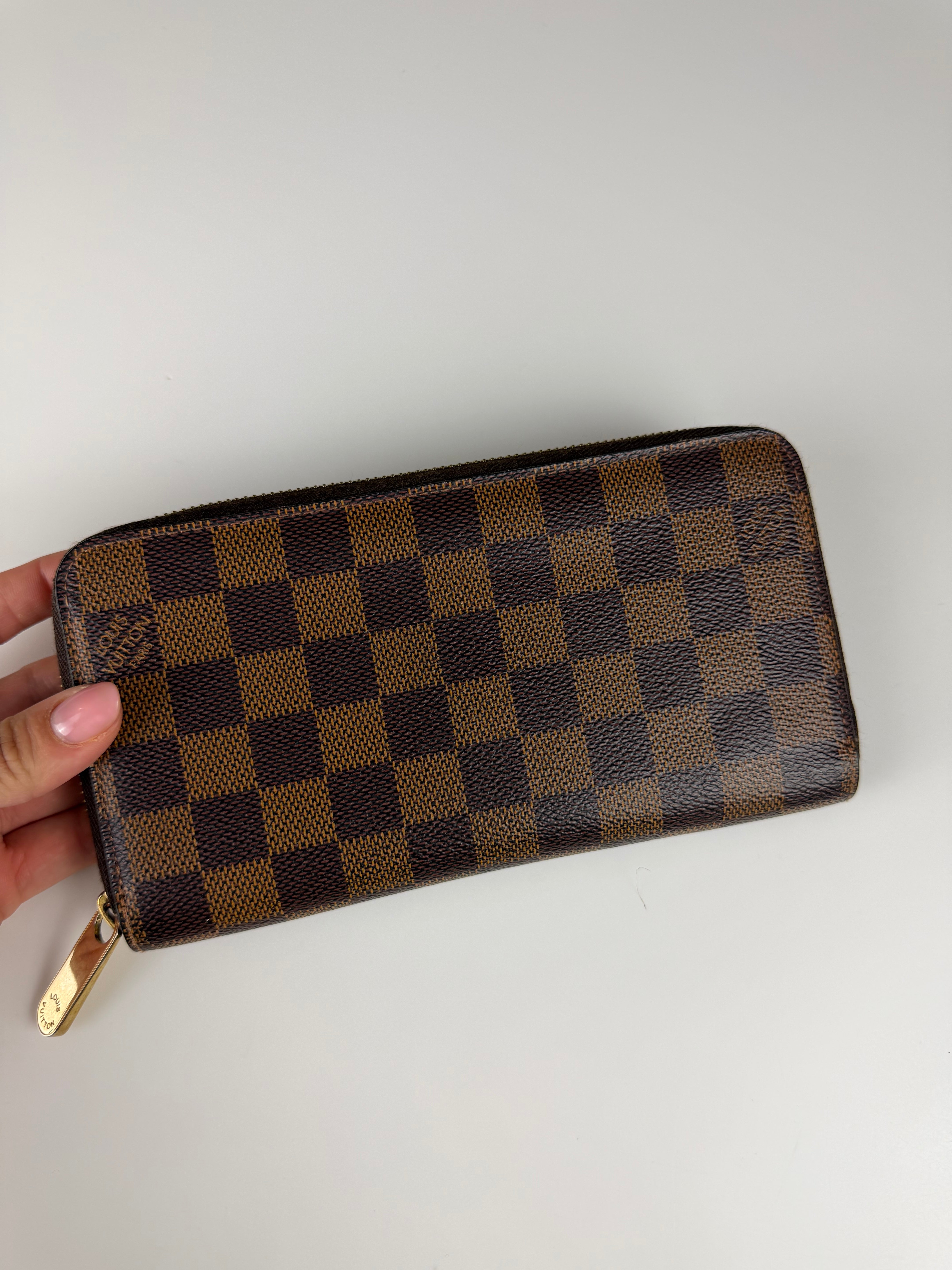 Louis Vuitton Zippy Damier Ebene Long Wallet