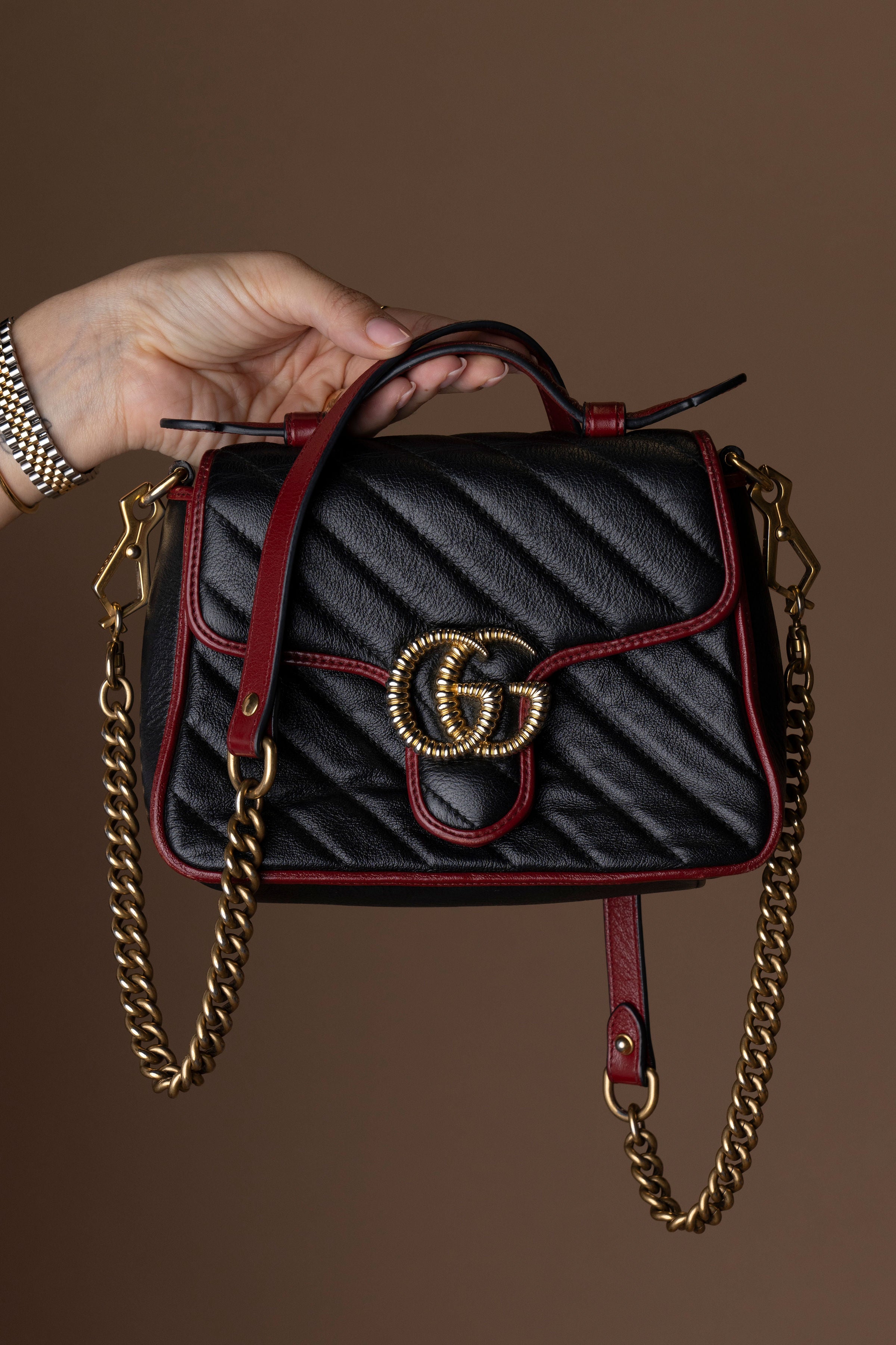 Gucci GG Marmont Small Top Handle