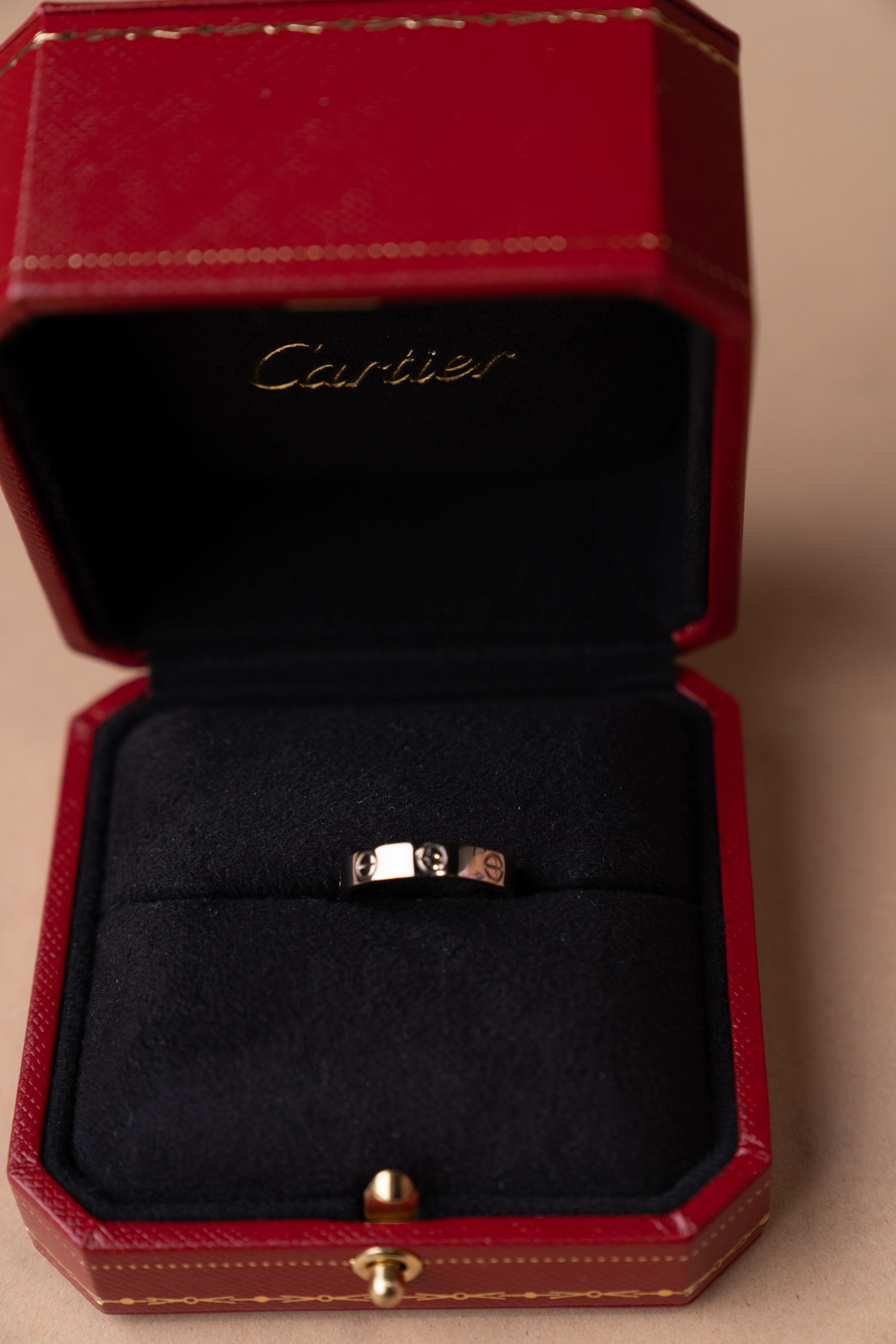 Cartier 18K White Gold Small Love Ring
