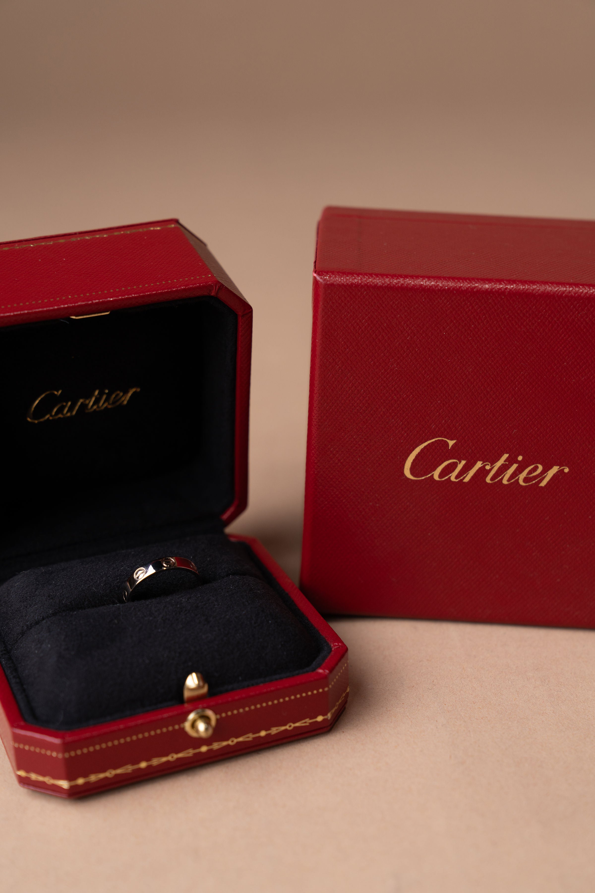 Cartier 18K White Gold Small Love Ring