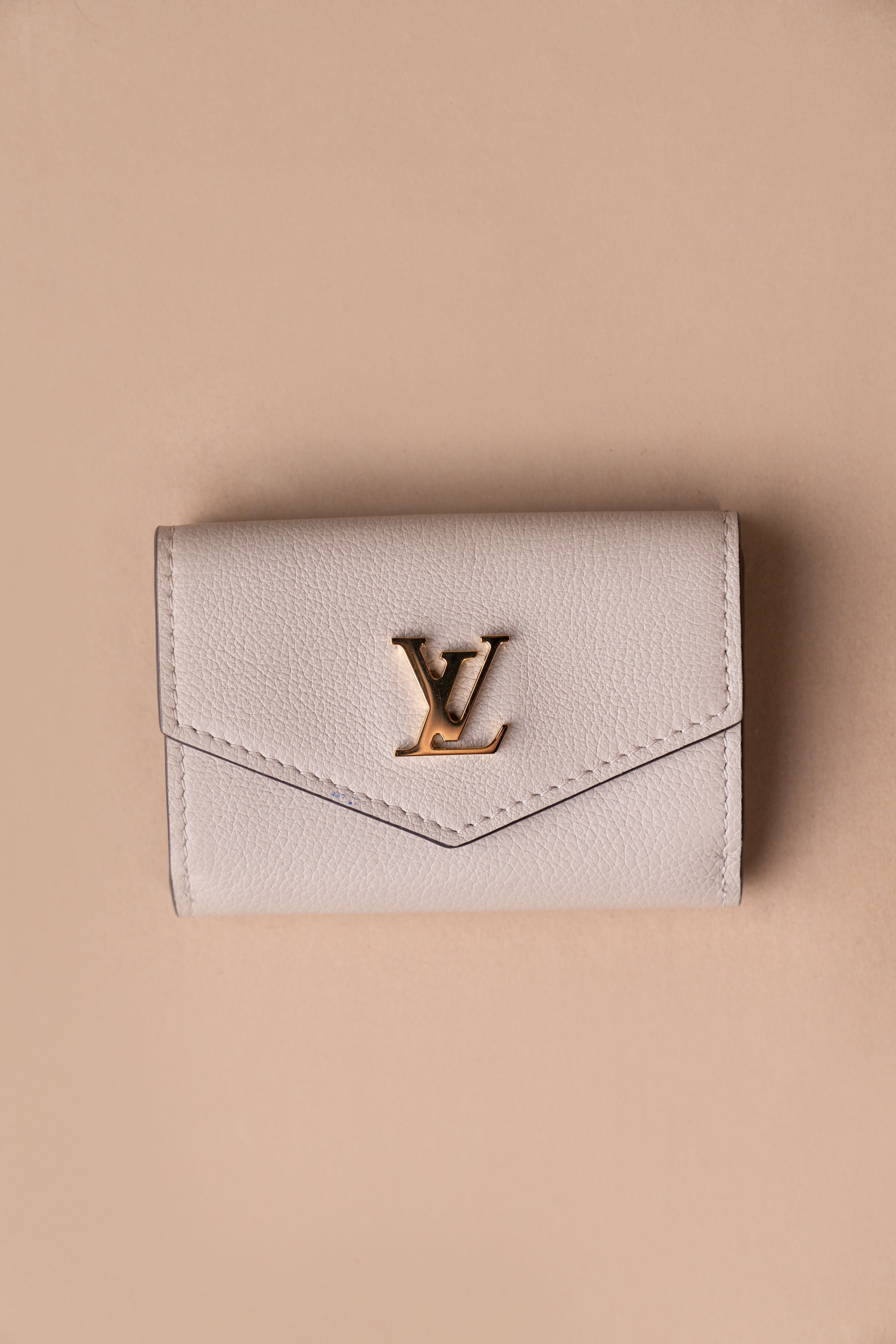 Louis Vuitton Leather Lockmini Wallet