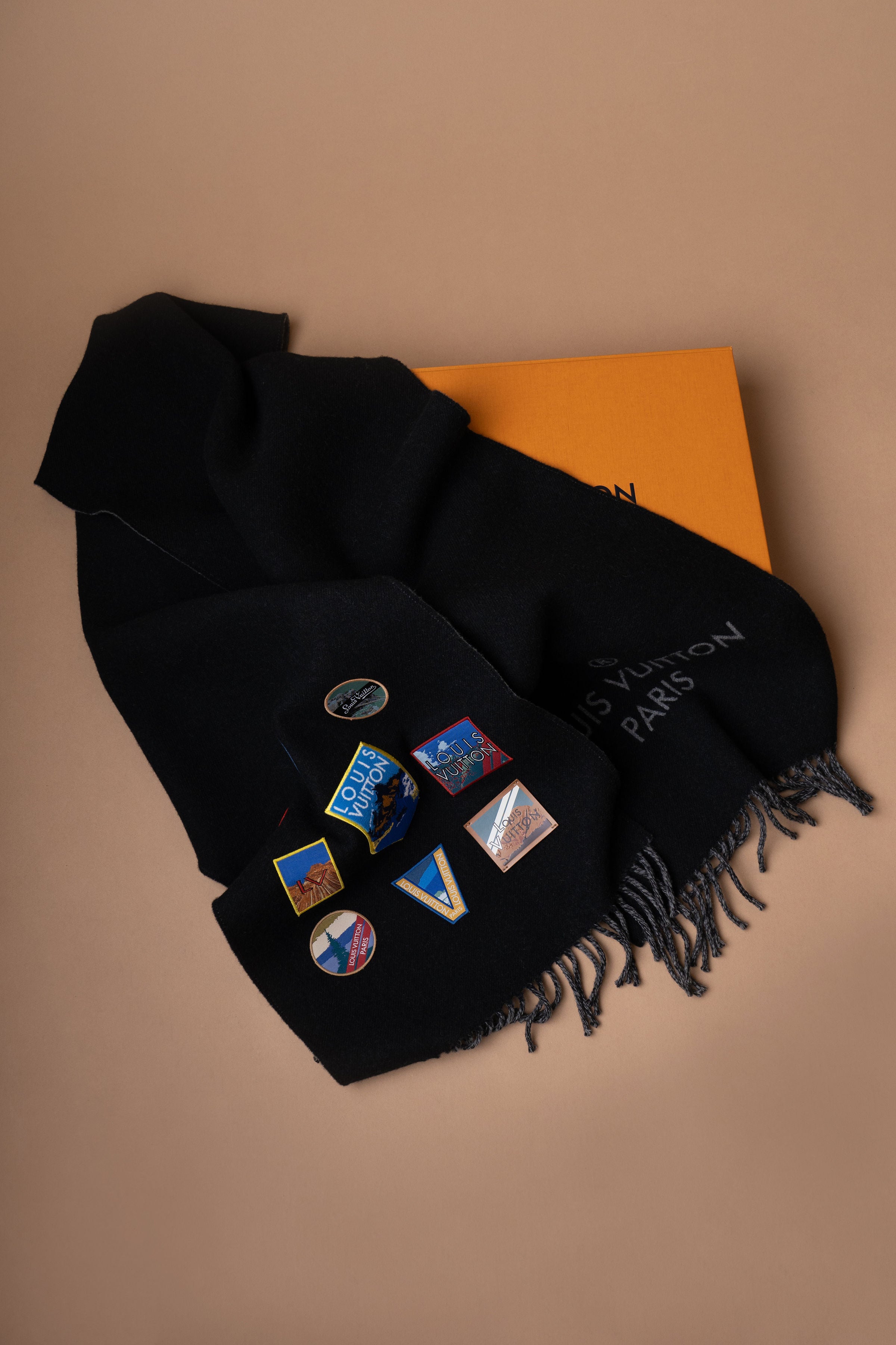 Louis Vuitton City Alps Logo Patch Scarf