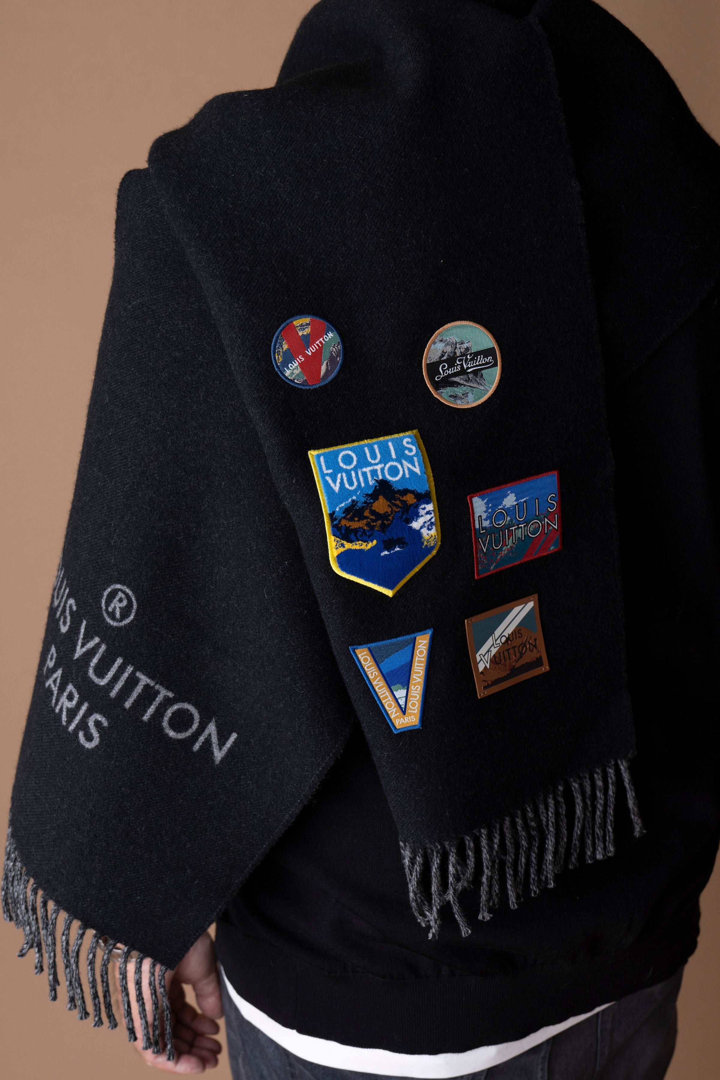 Louis Vuitton City Alps Logo Patch Scarf