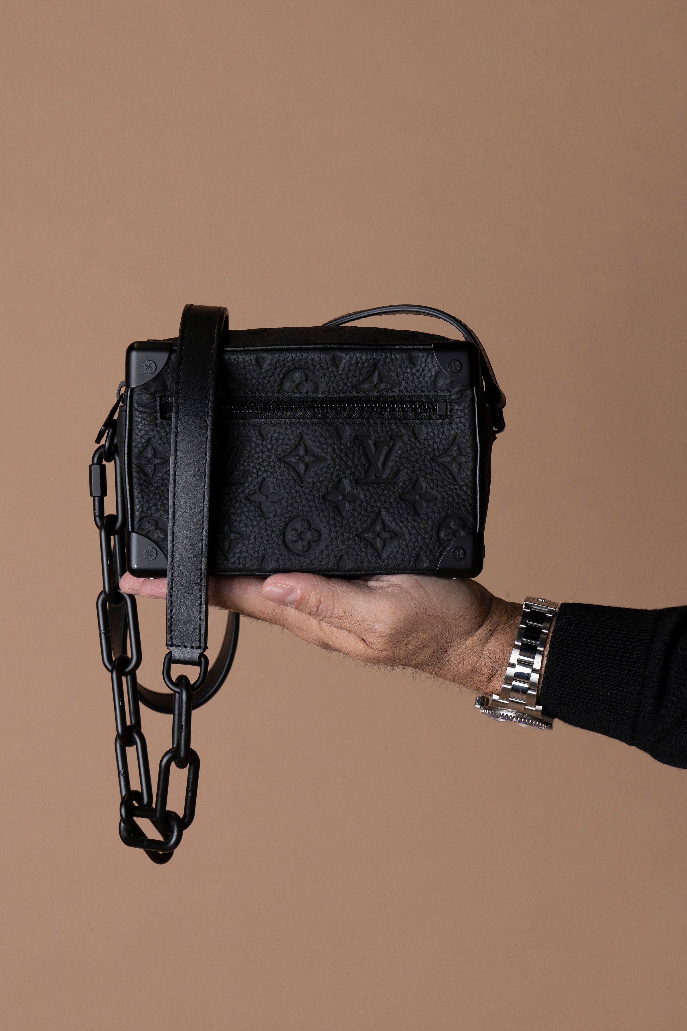 Louis Vuitton Monogram Taurillon Mini Soft Trunk