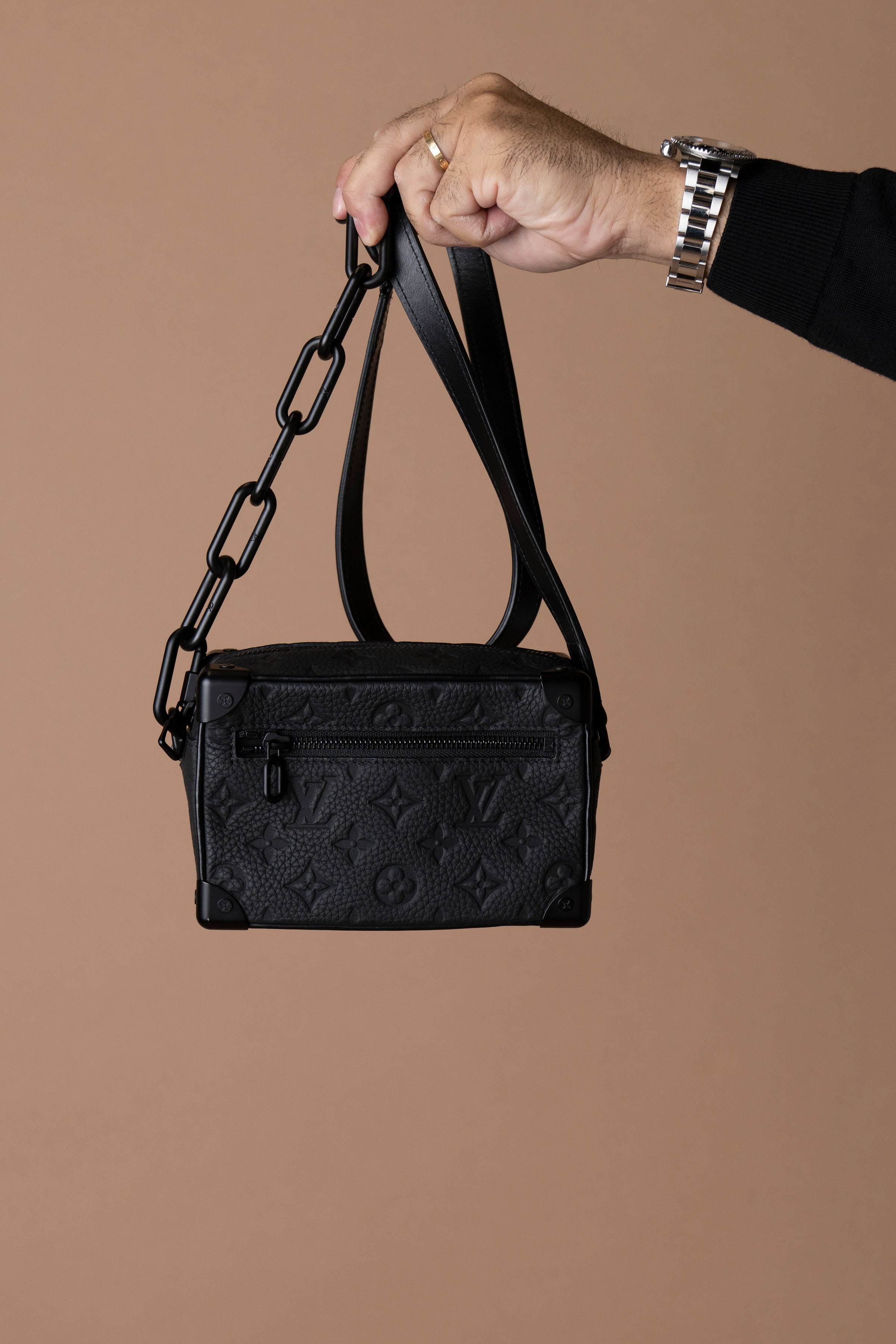 Louis Vuitton Monogram Taurillon Mini Soft Trunk