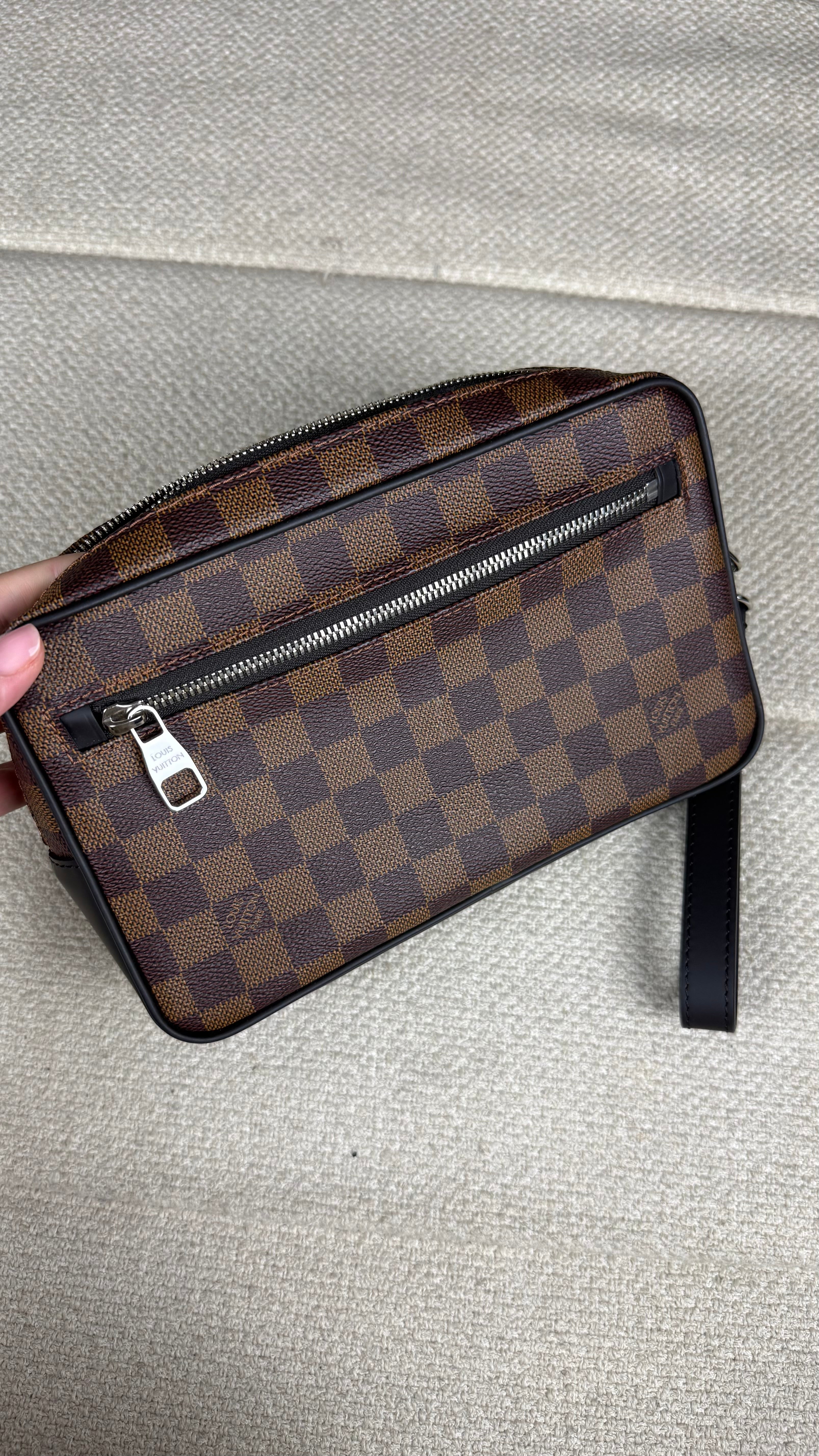 Louis Vuitton Damier Ebene Kasai Clutch