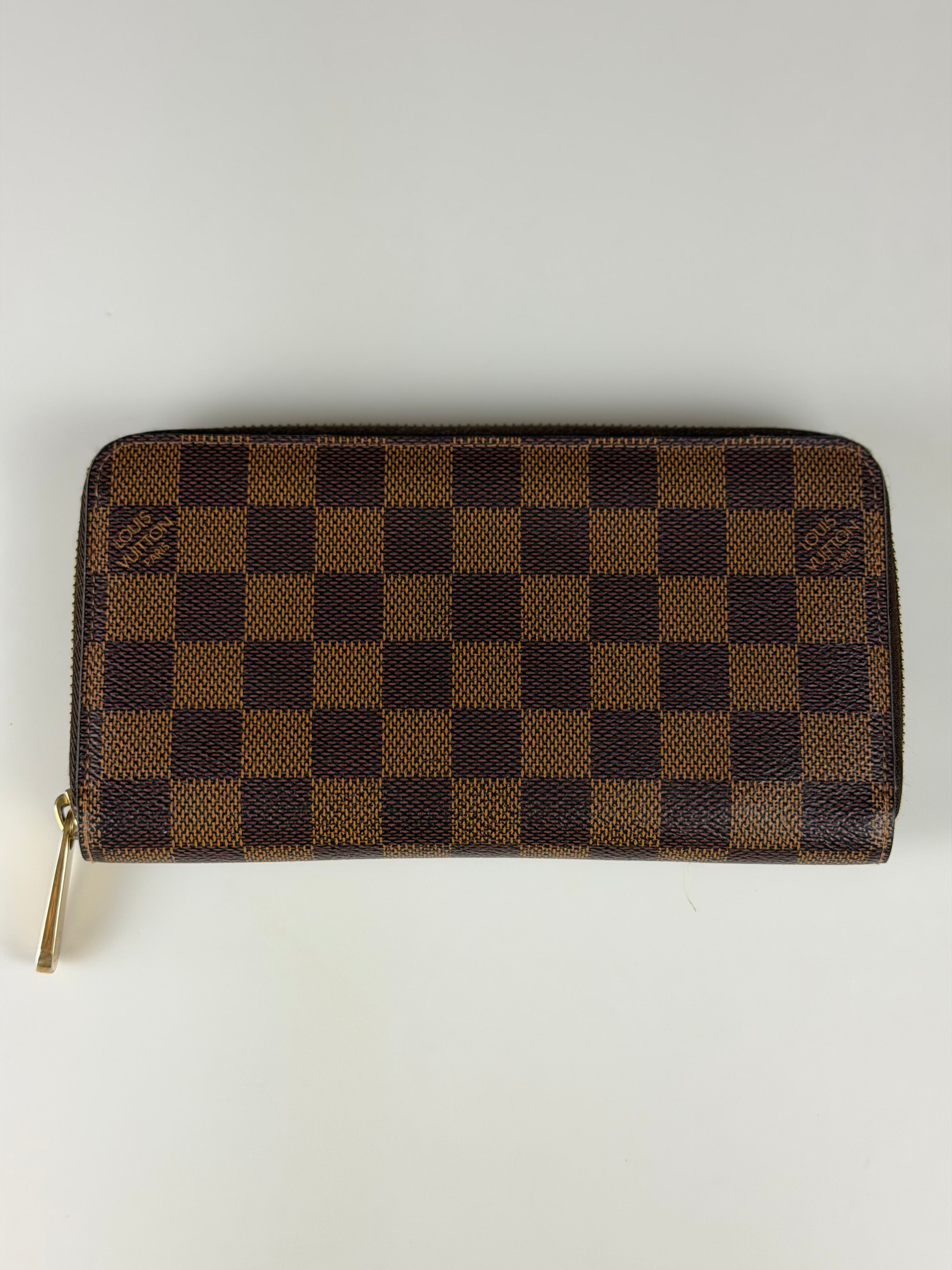 Louis Vuitton Zippy Damier Ebene Long Wallet