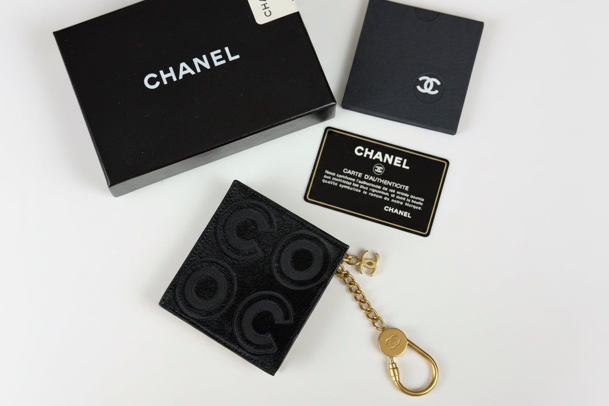 Coco Pony Hair Coin Purse with Key Chain