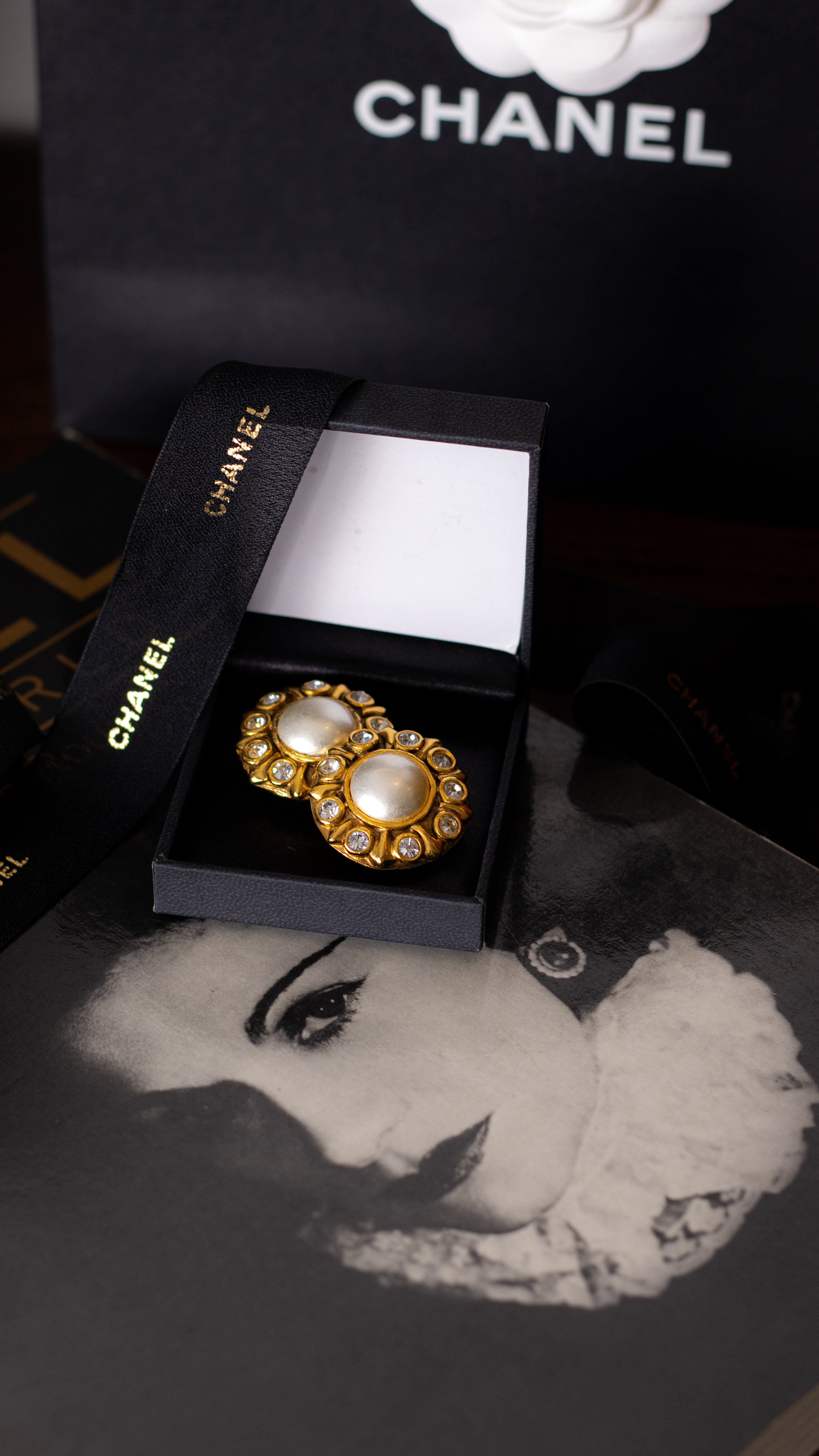 Brincos Chanel Vintage