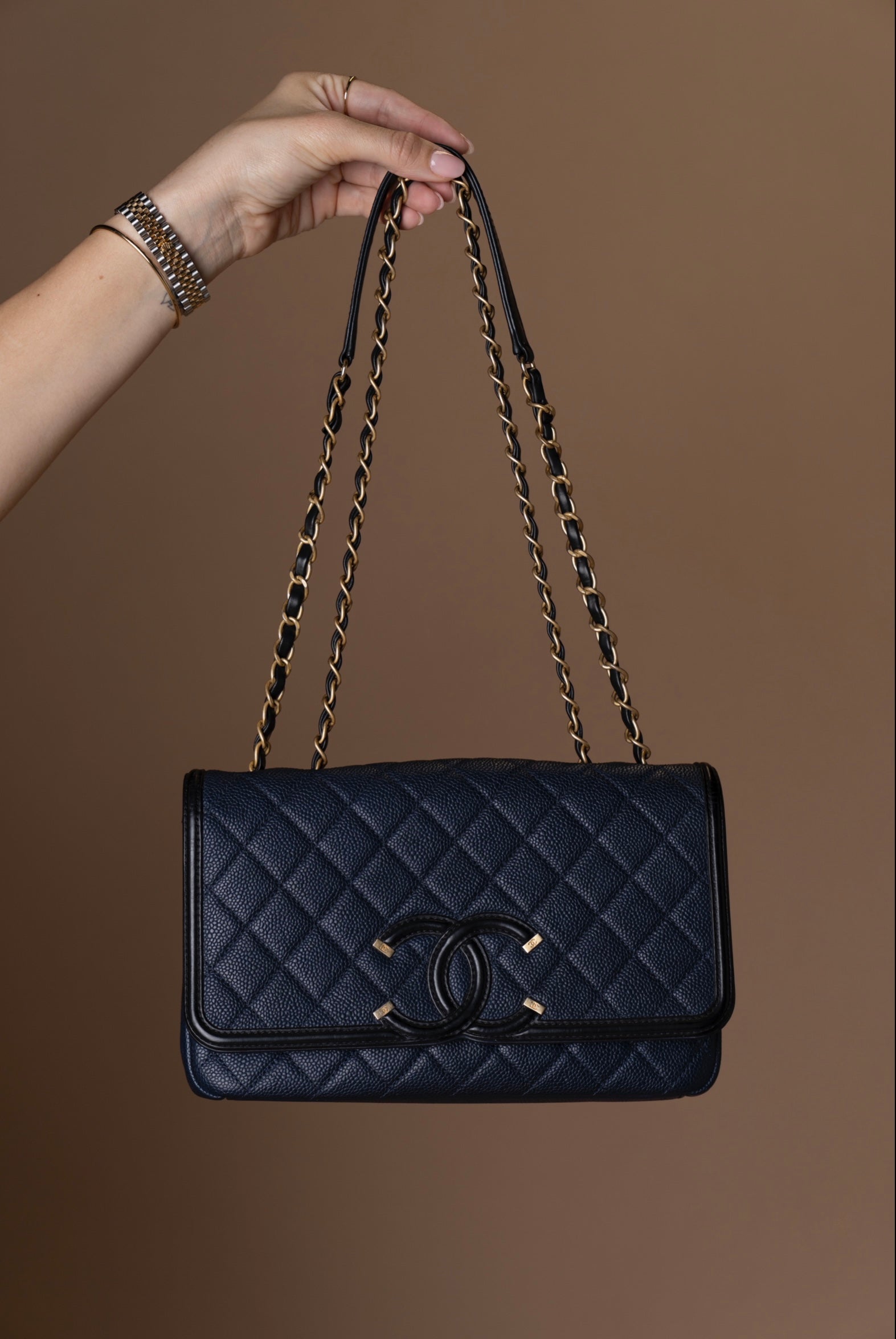 Chanel Filigree Bicolor