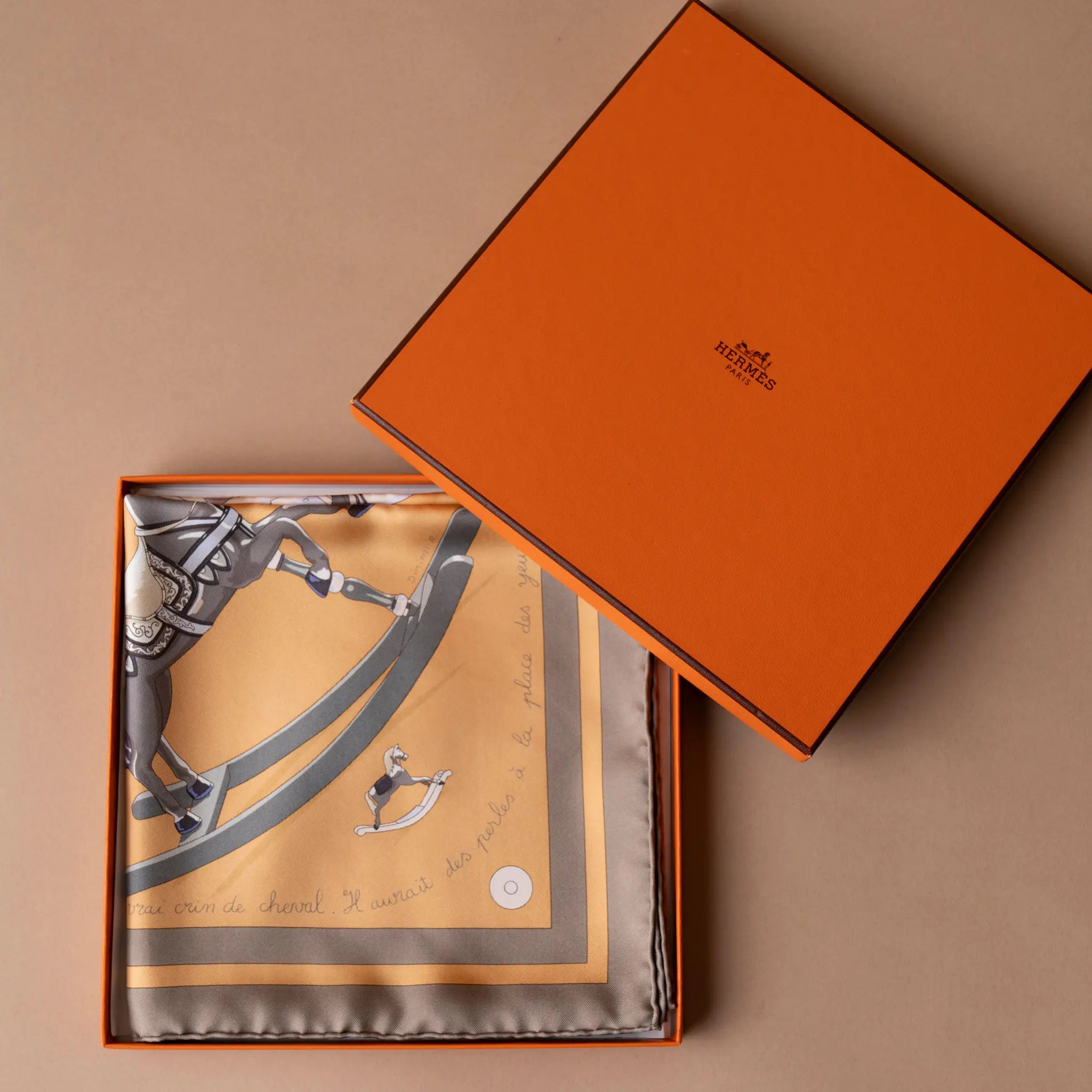 Hermès Raconte Moi le Cheval Silk Scarf 90 — Featured Image
