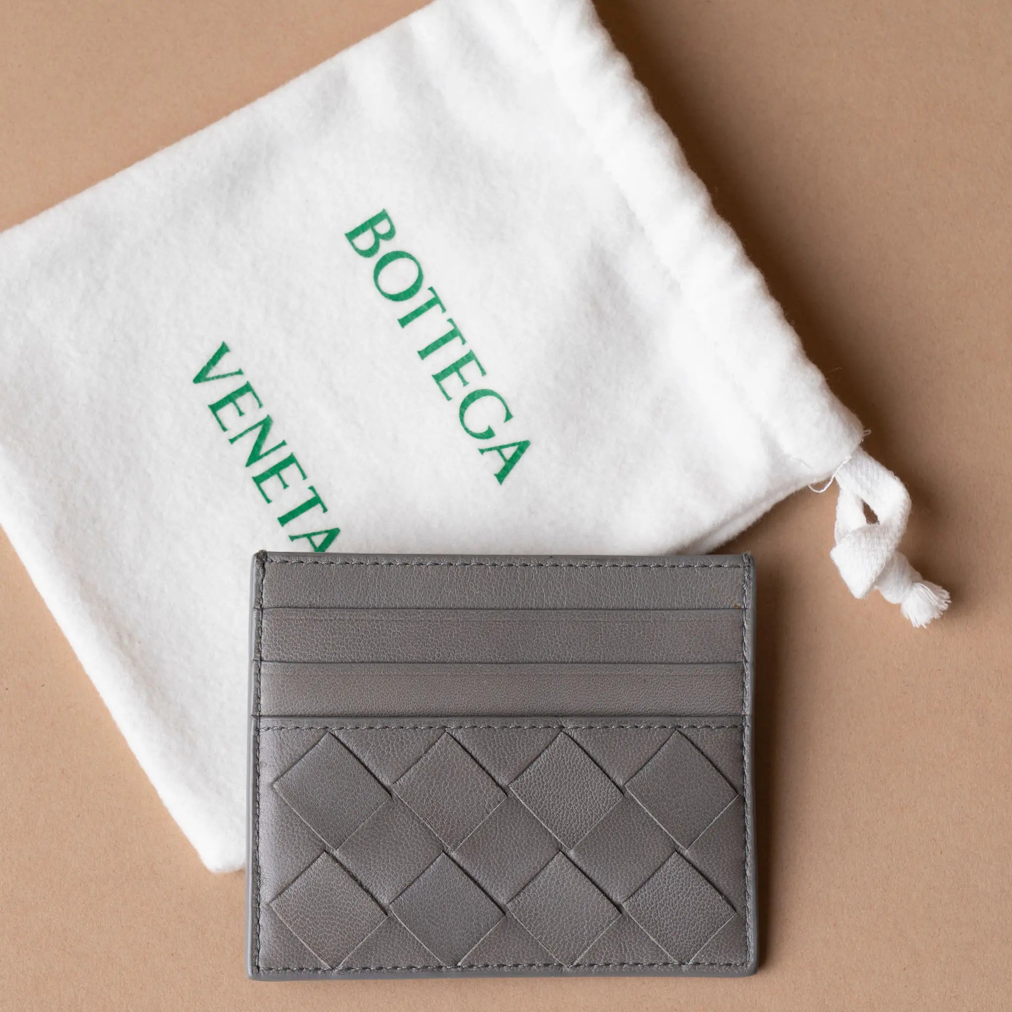 Bottega Veneta Lambskin Intrecciato Credit Card Case — Featured Image