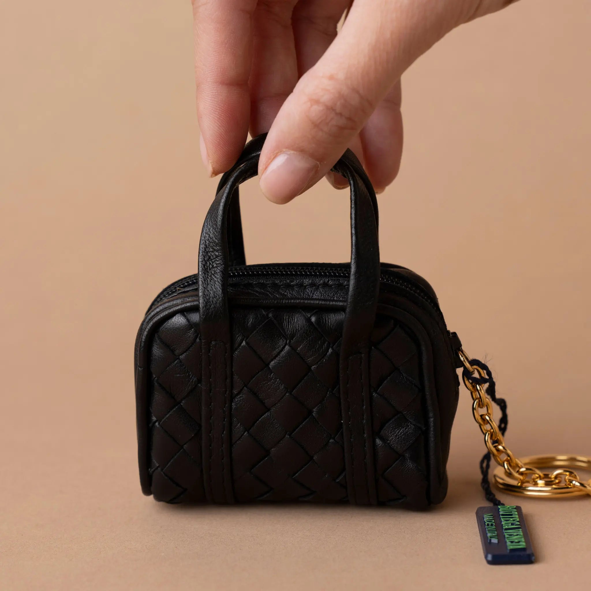 Bottega Veneta Nappa Intrecciato Pouch Key Holder and Bag Charm — Featured Image