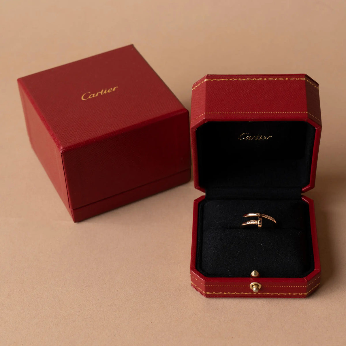 Cartier 18K Rose Gold Classic Juste un Clou Ring — Featured Image