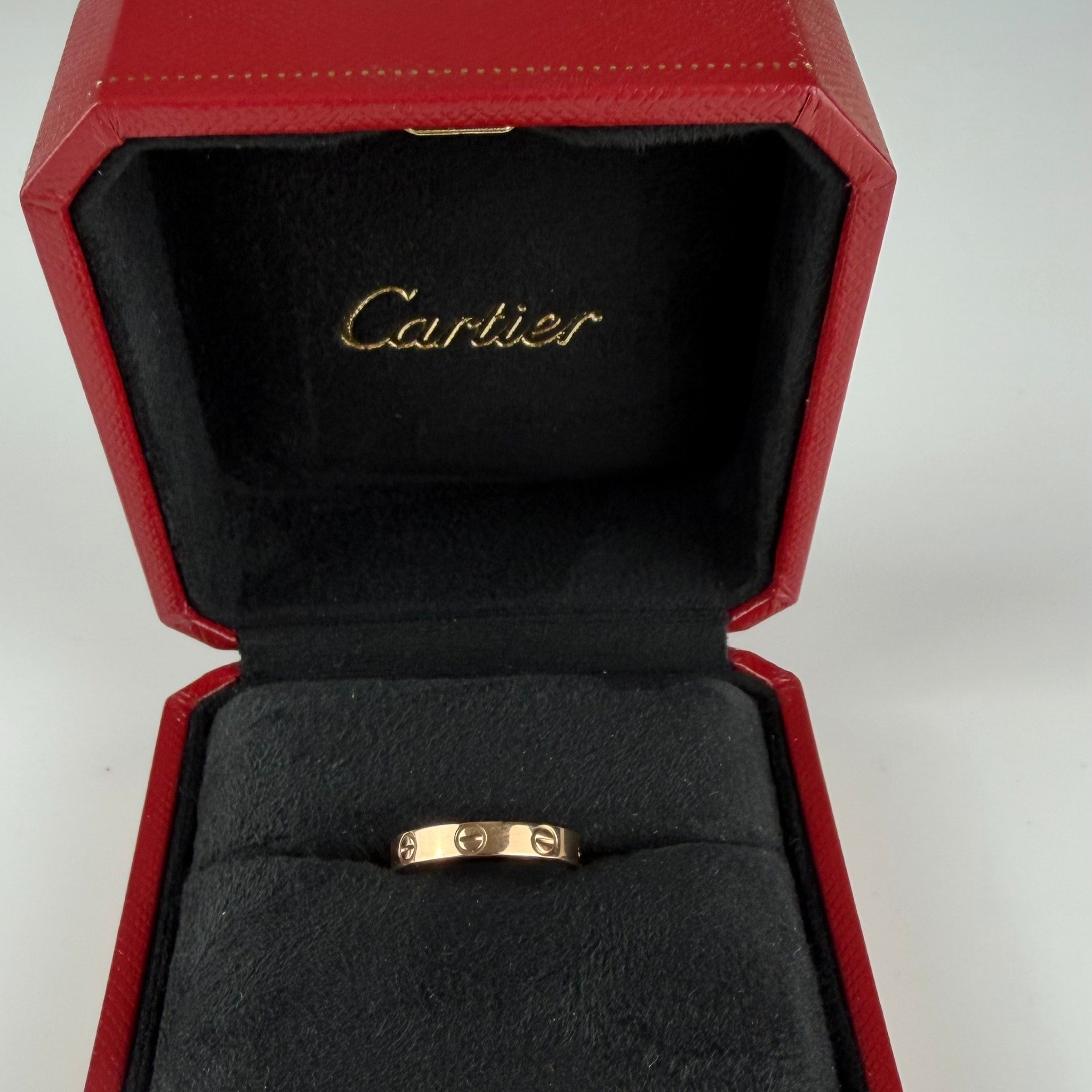 Cartier 18K Rose Gold Small Love Ring