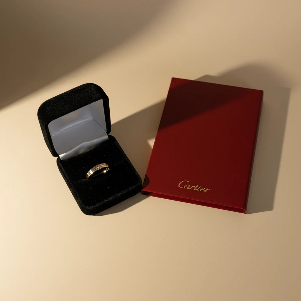 Cartier 18K Tricolor Gold Vendome Louis