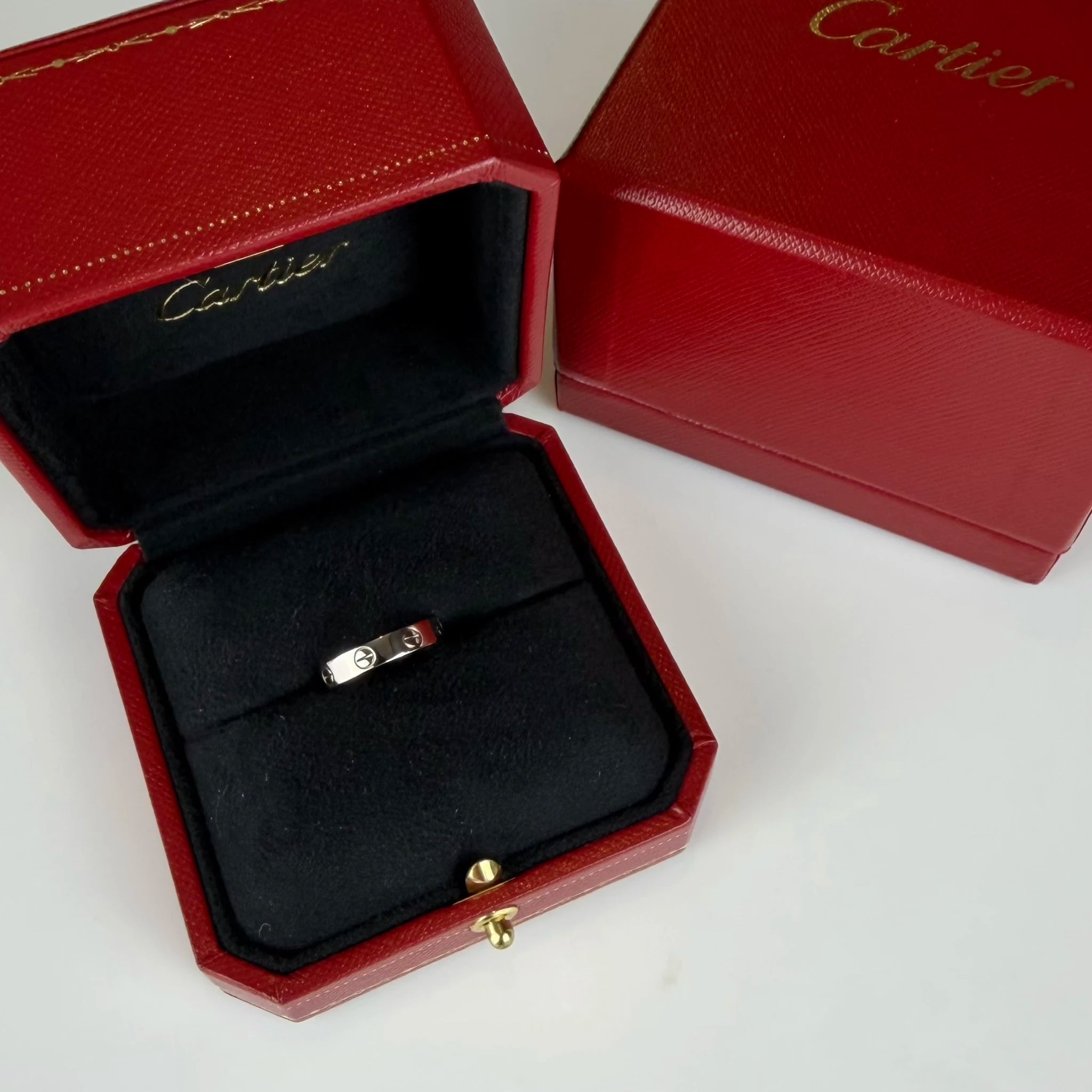 Cartier 18K White Gold Small Love Ring