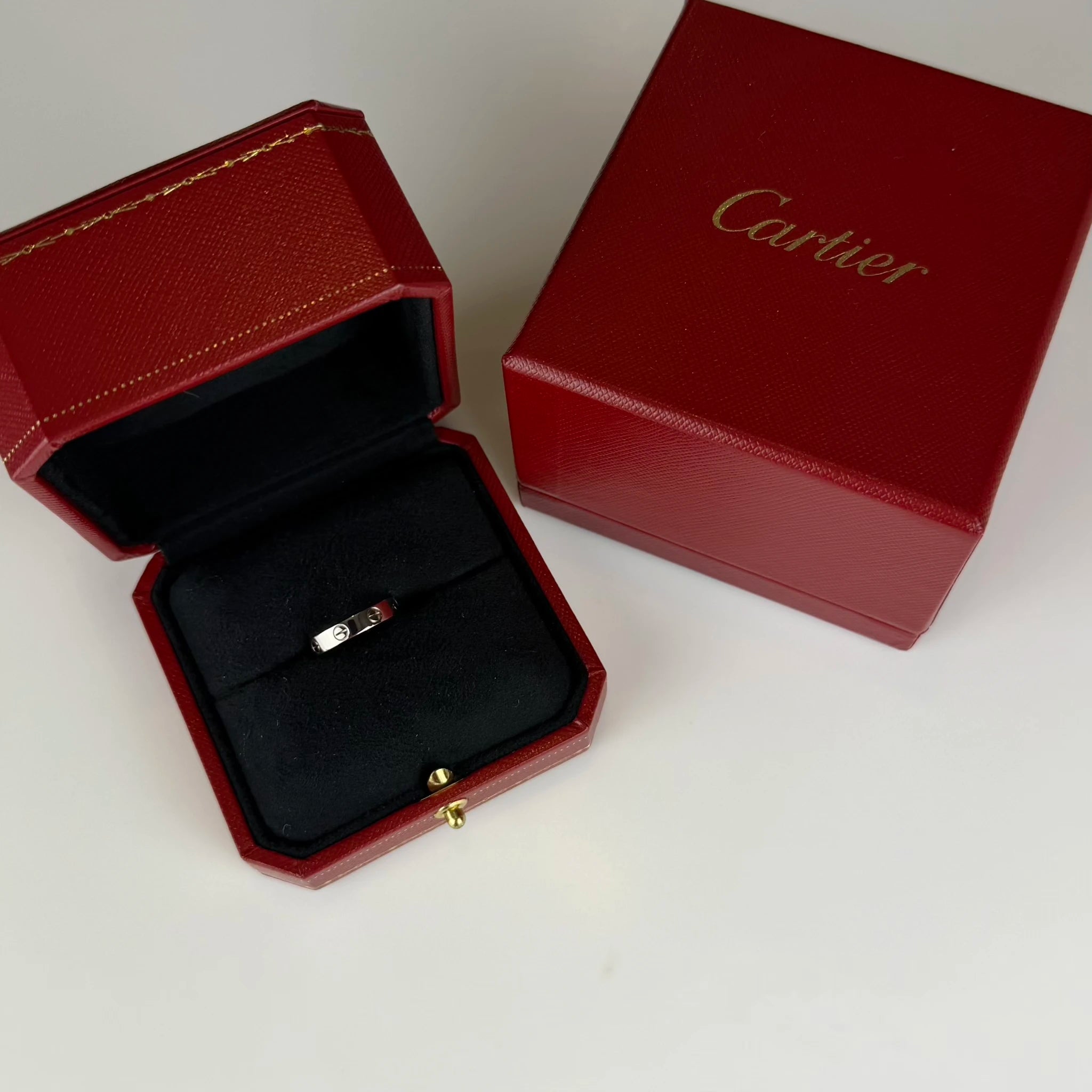 Cartier 18K White Gold Small Love Ring