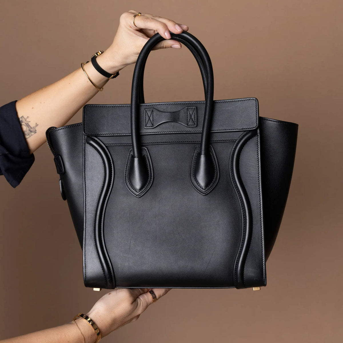 Celine Luggage Tote Bag — Detail View