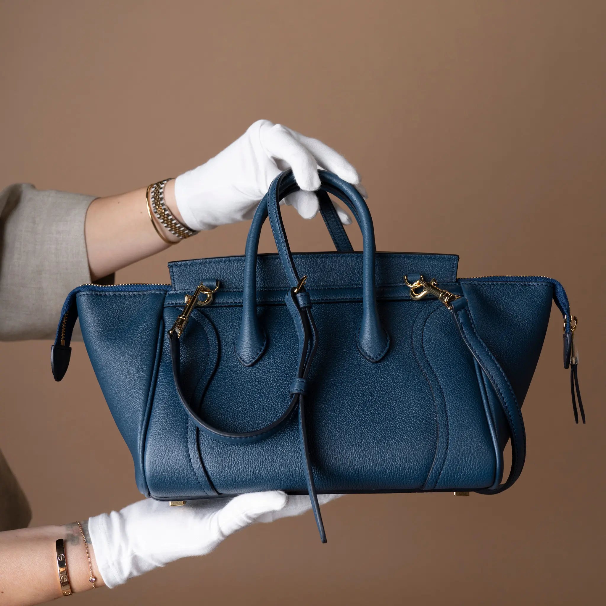 Celine Nano Luggage Tote — Side Profile