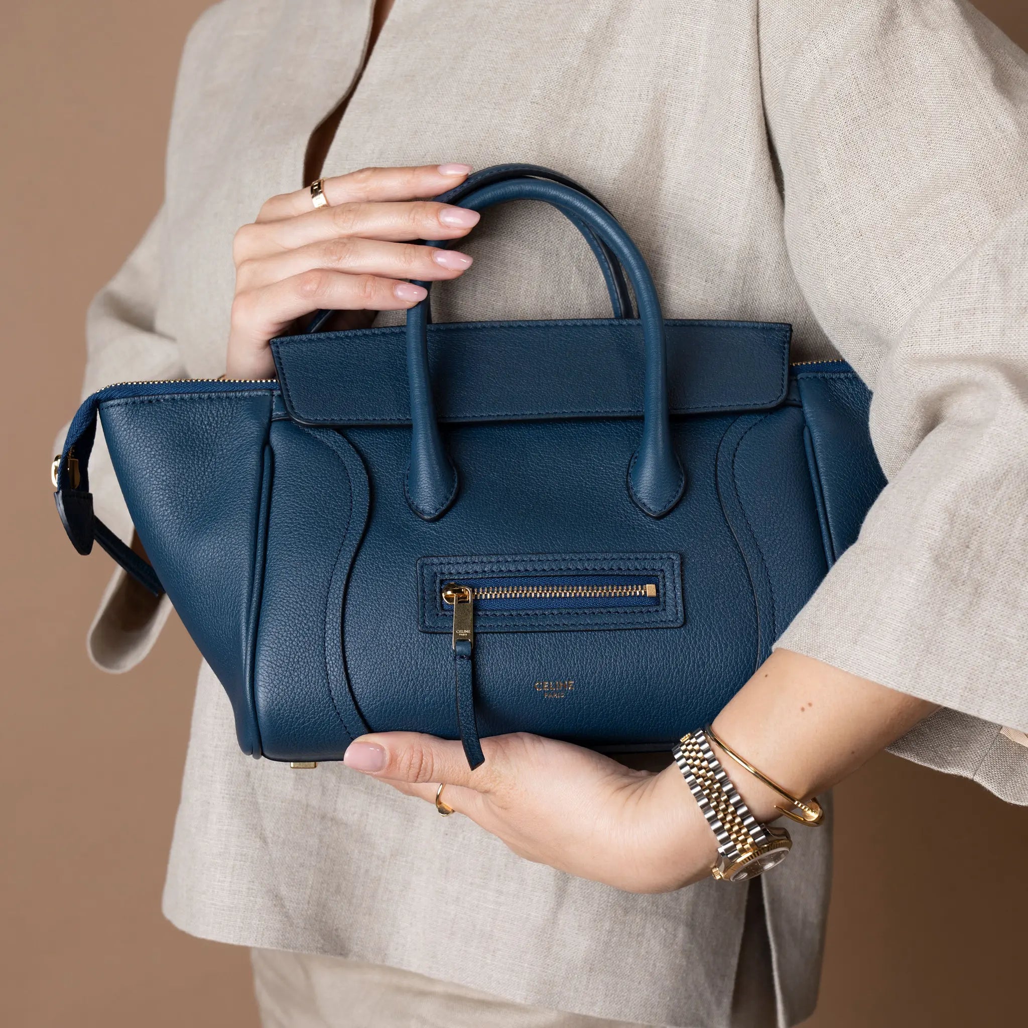 Celine Nano Luggage Tote — Interior Detail