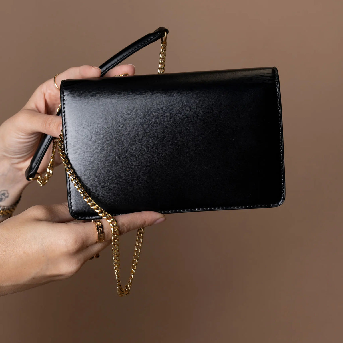 Celine Small Chain Triomphe — Front View