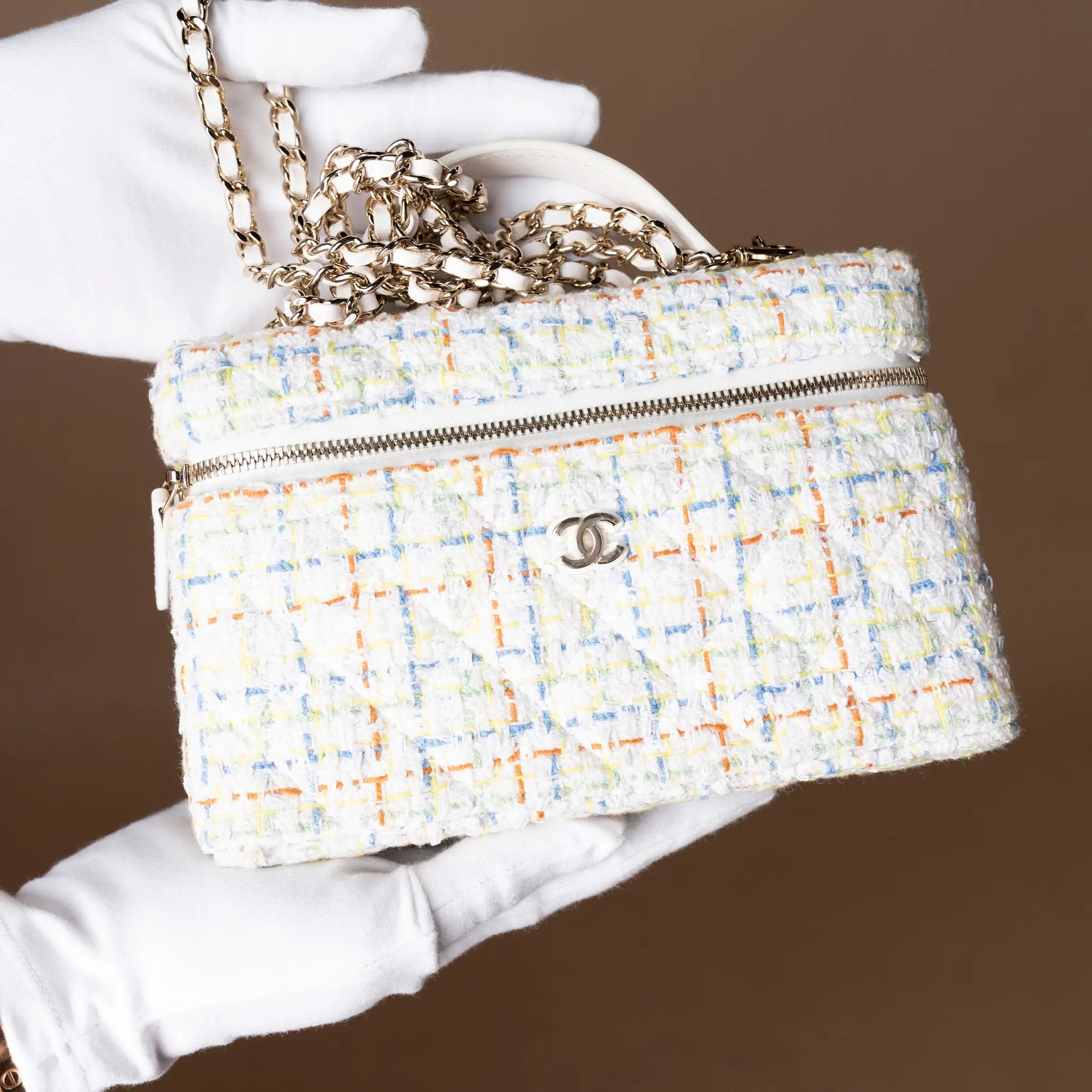 Chanel 25C Cruise CC Quilted Tweed Vanity Bag — Additional View