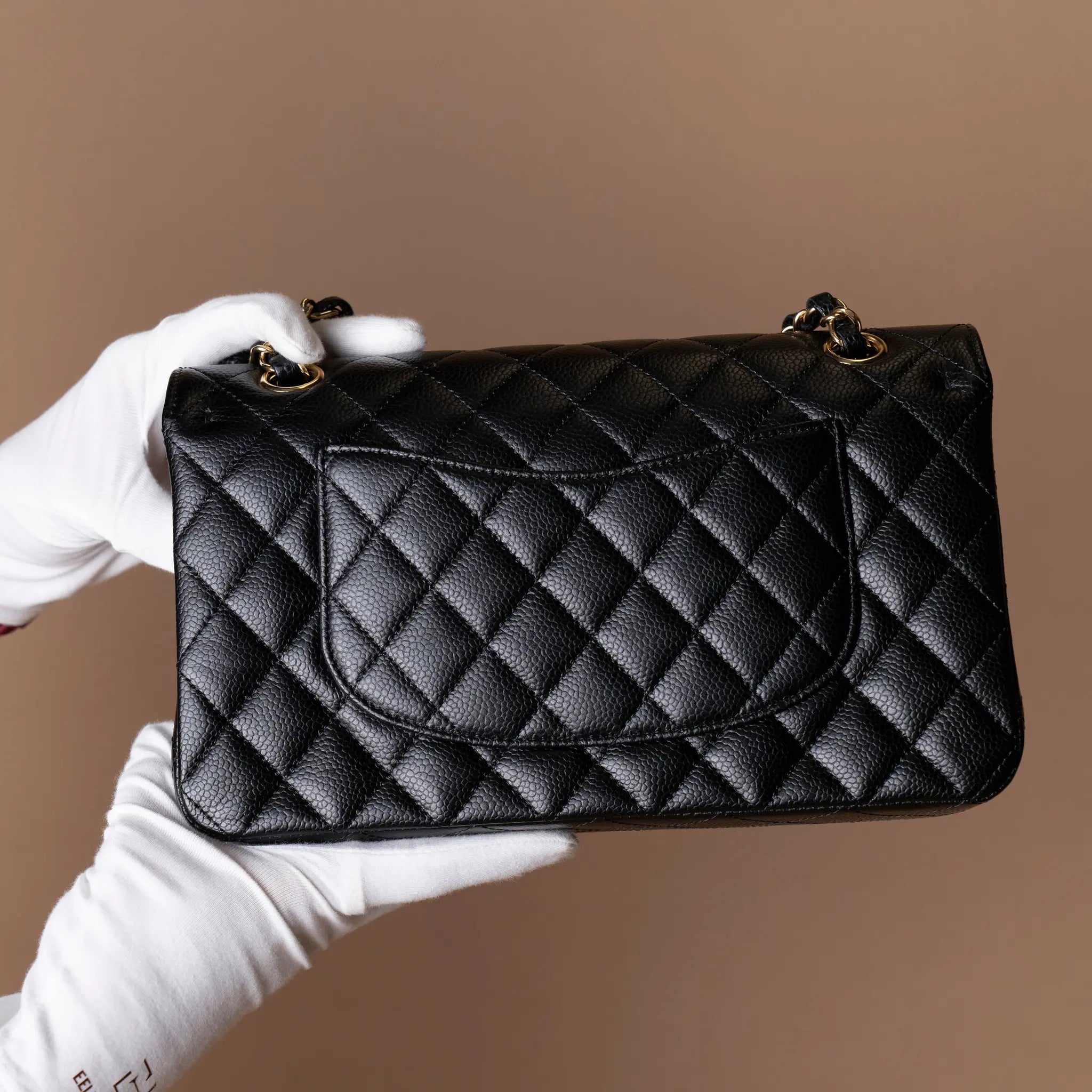 Chanel Caviar Classic Double Flap Medium — Side Profile