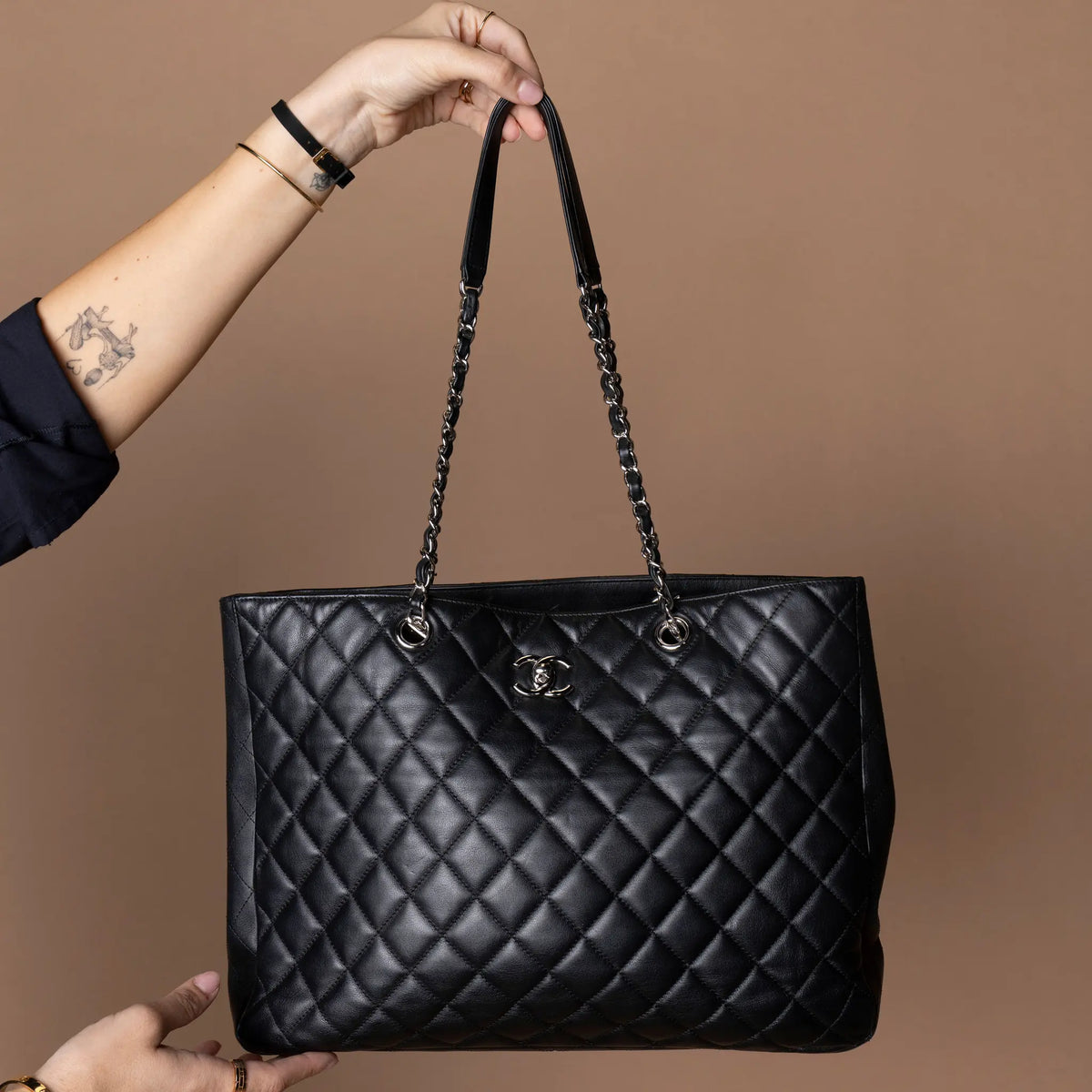 Chanel CC Large Shpping Tote Bag — Interior Detail